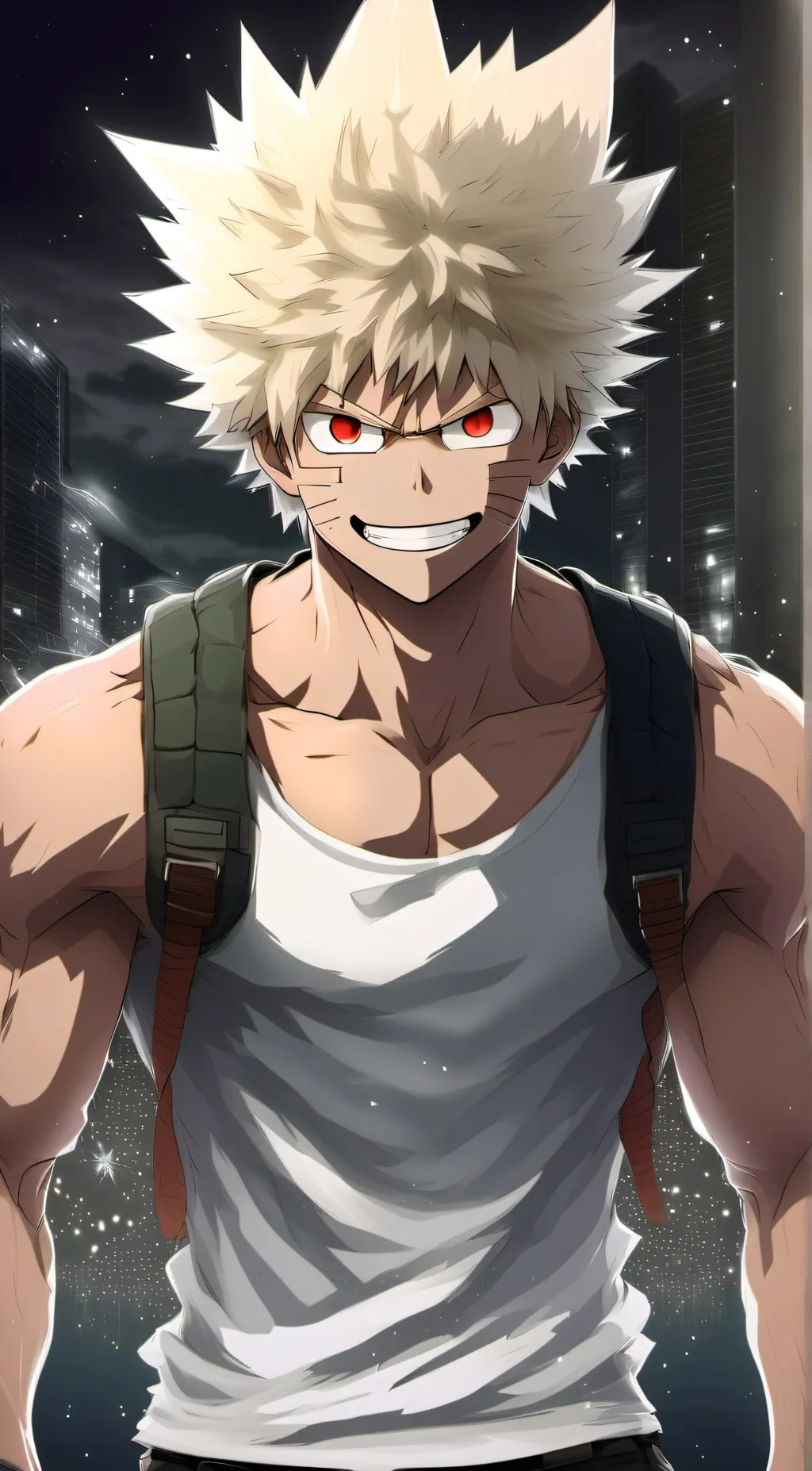 ai character: Bakugo background