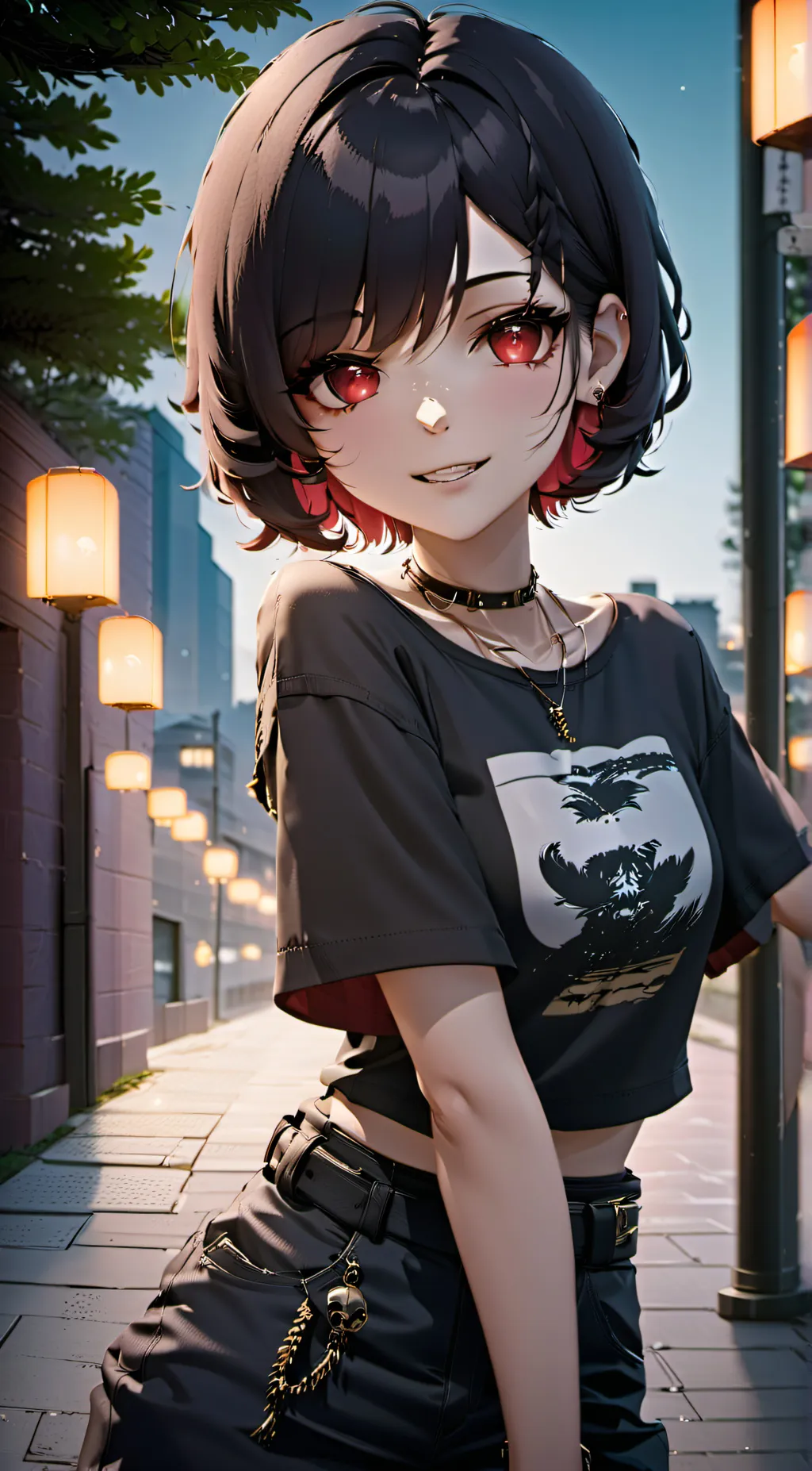 ai character: Moon background