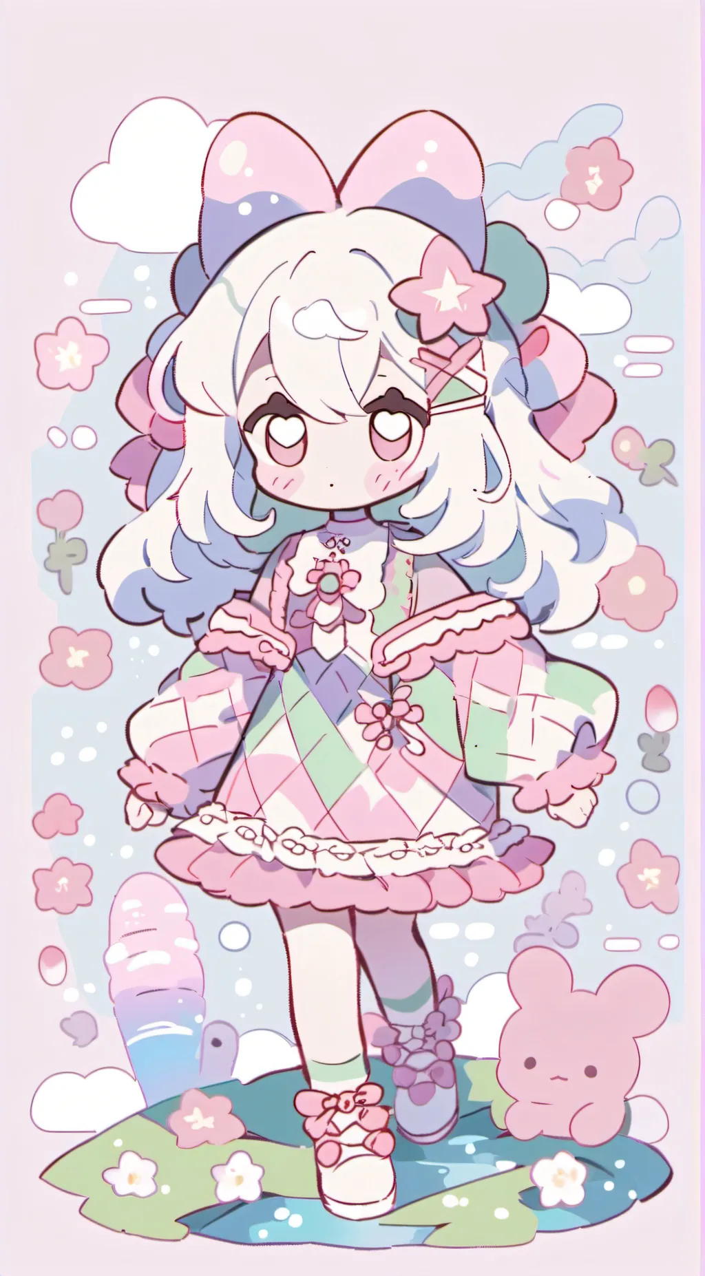 ai character: vannamelon background