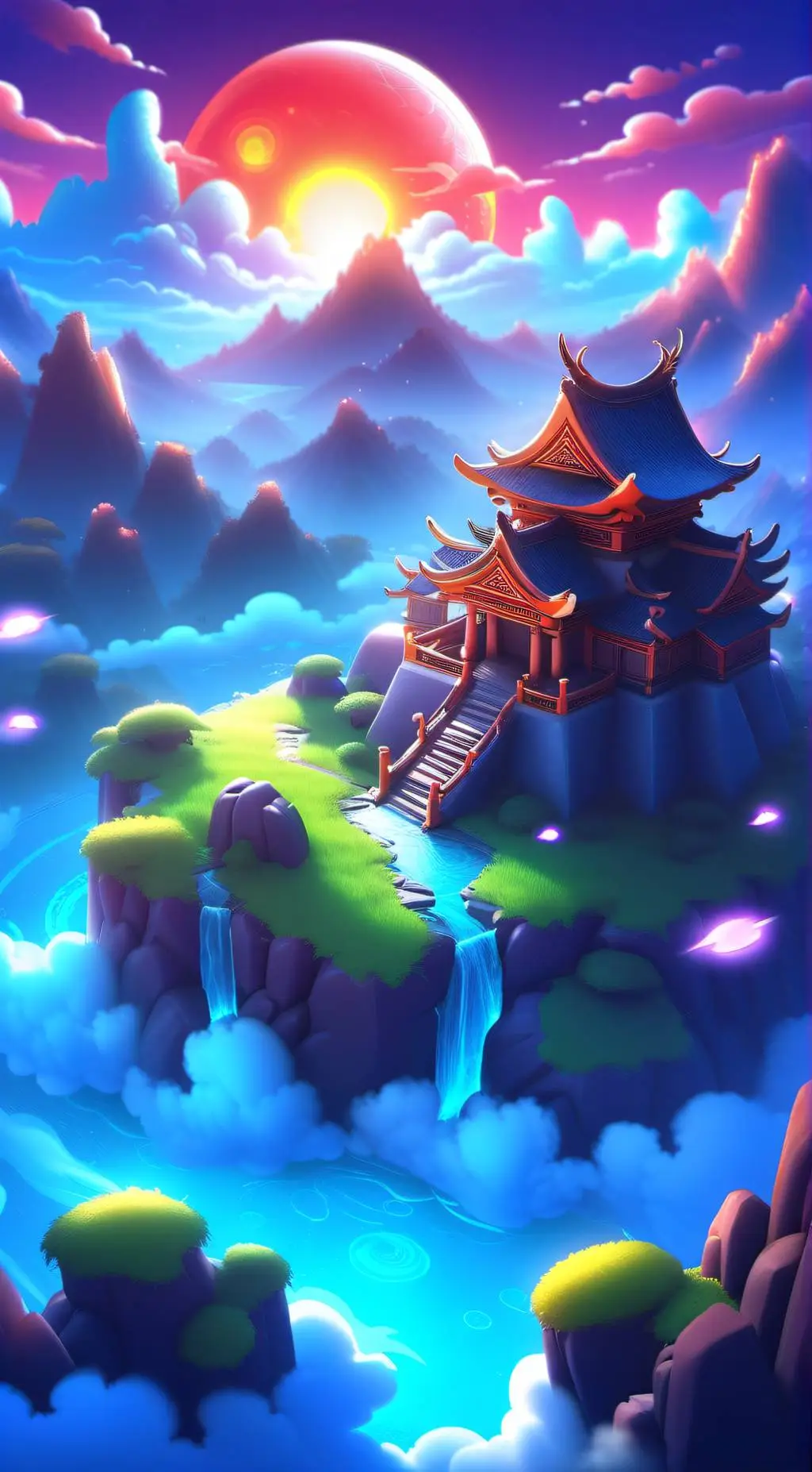 ai character: F•H•O•T•F•E background