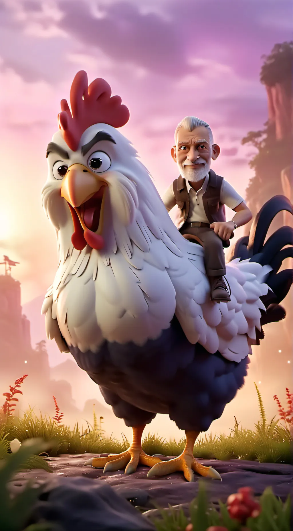 ai character: Ethereal Storm background