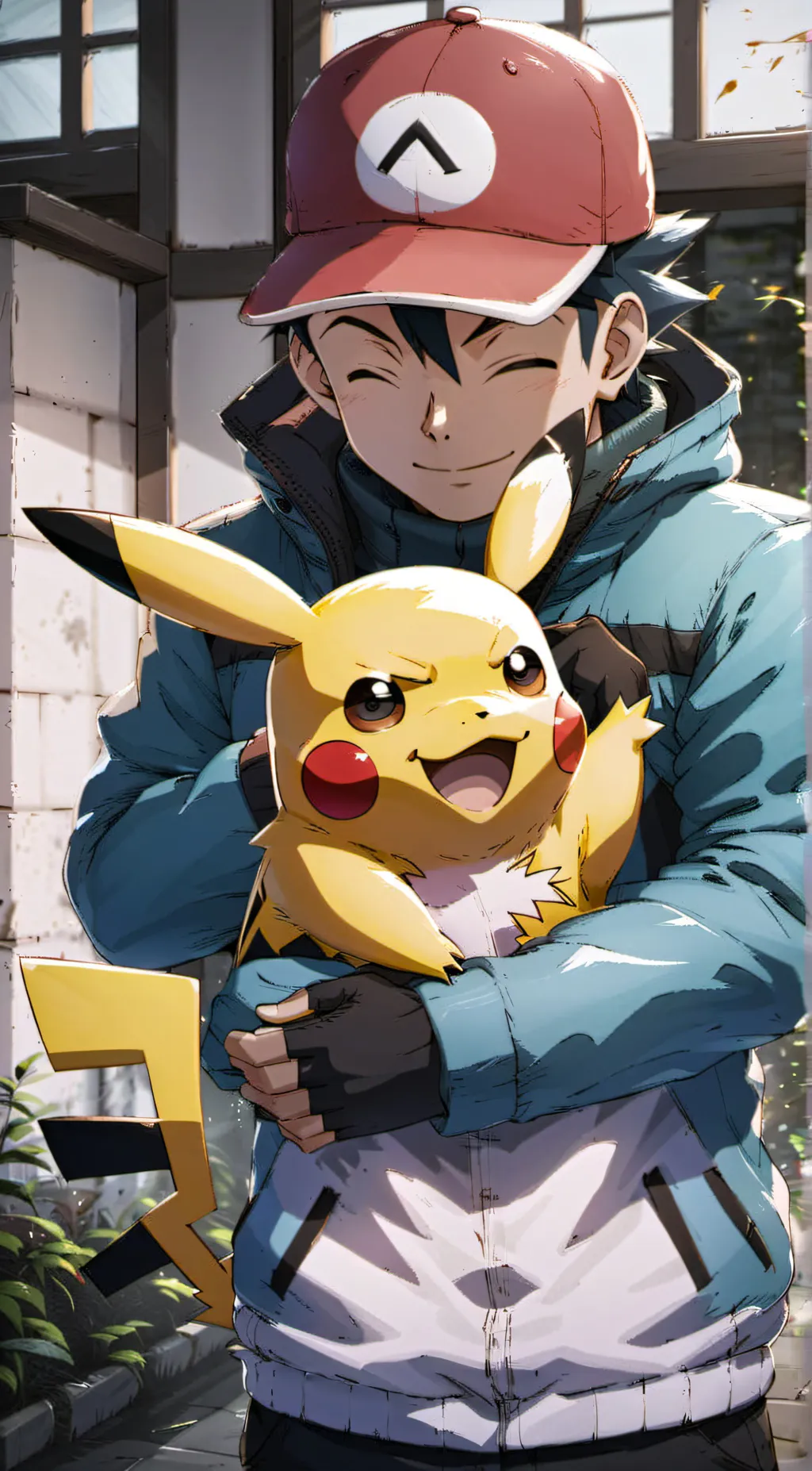 ai character: ash  background