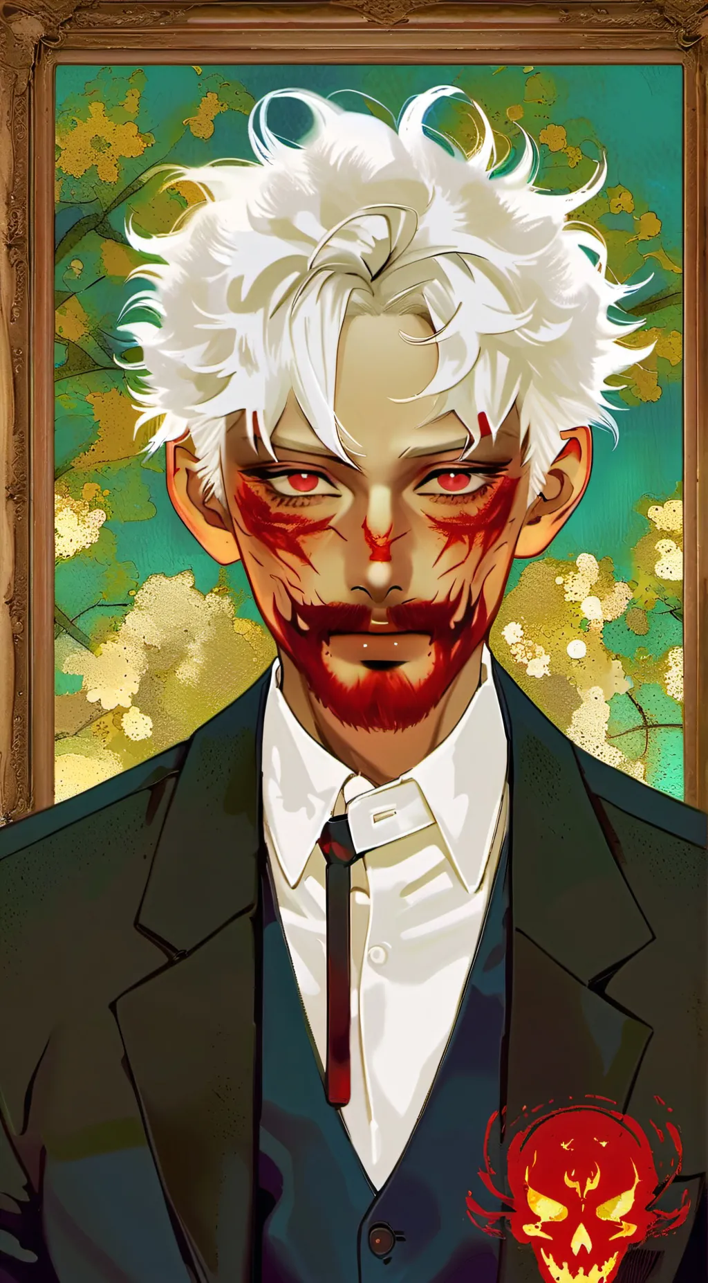 ai character: Rose background