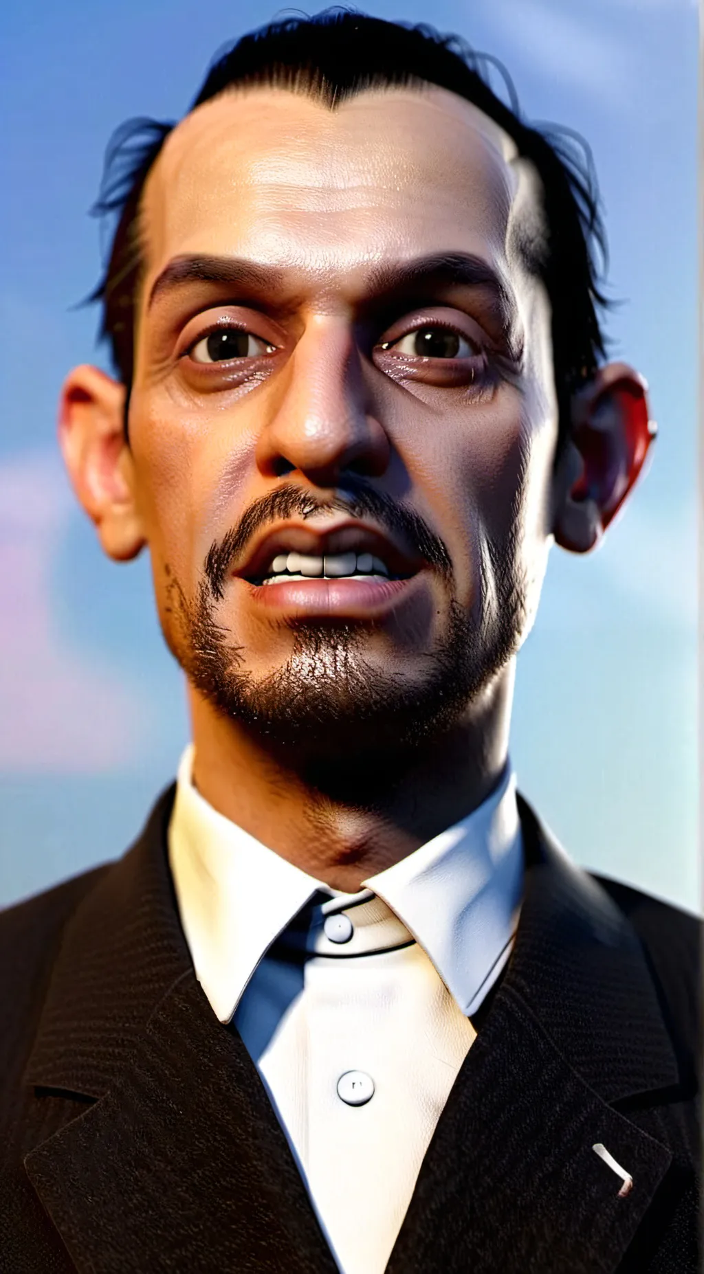 ai character: frank  background