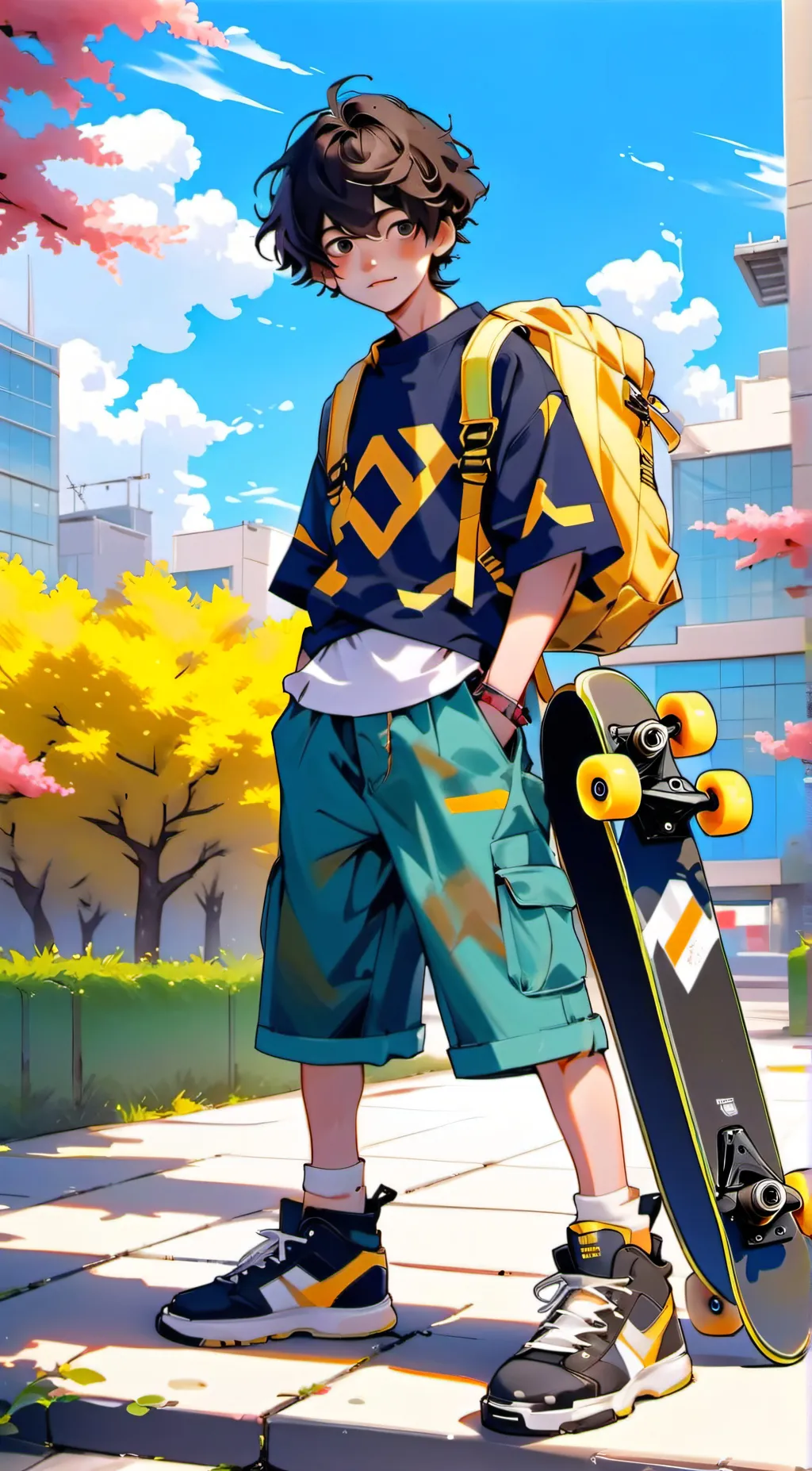 ai character: ˙♱Michael ♱˙ background