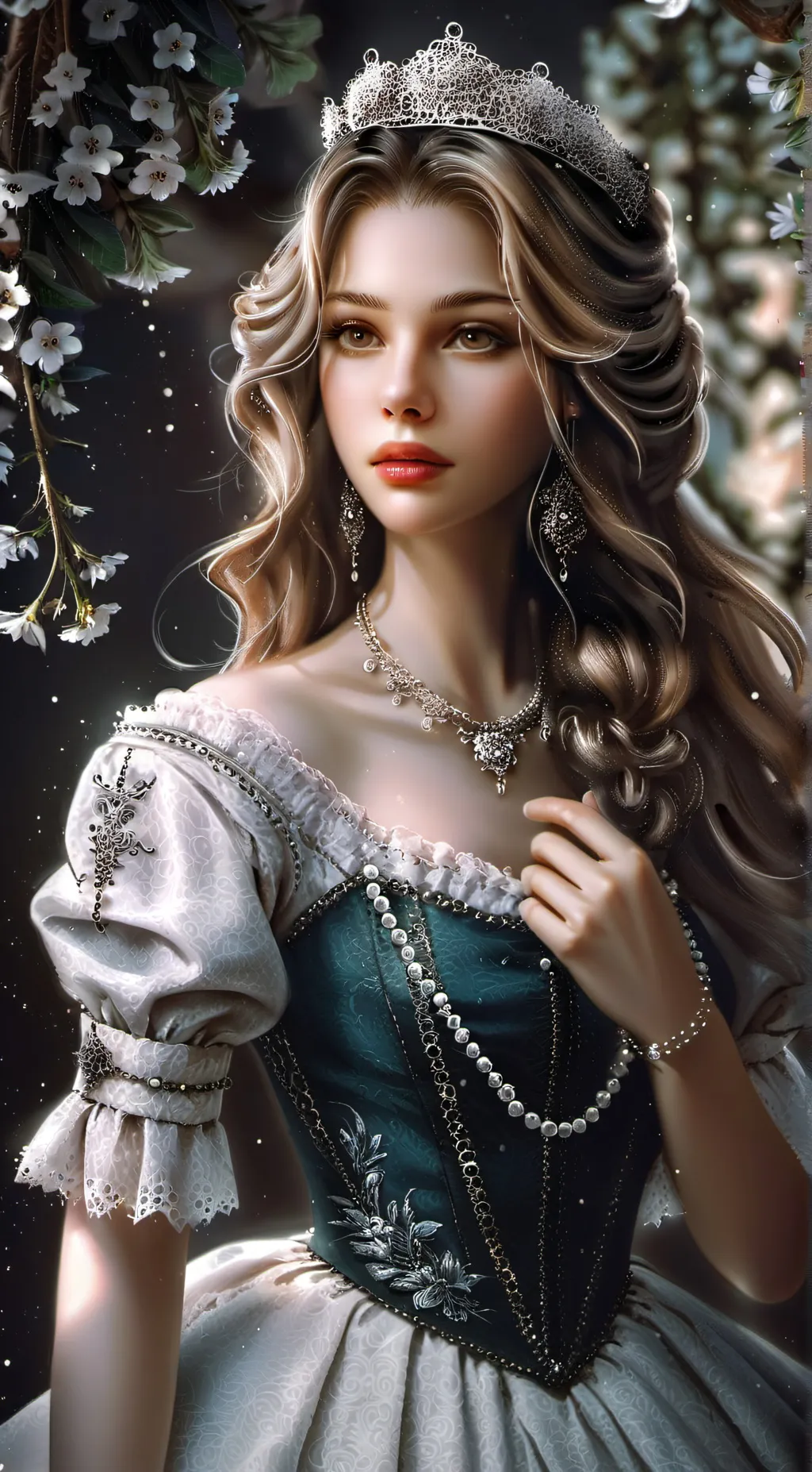 ai character: -Amelia- -queen-💖 background