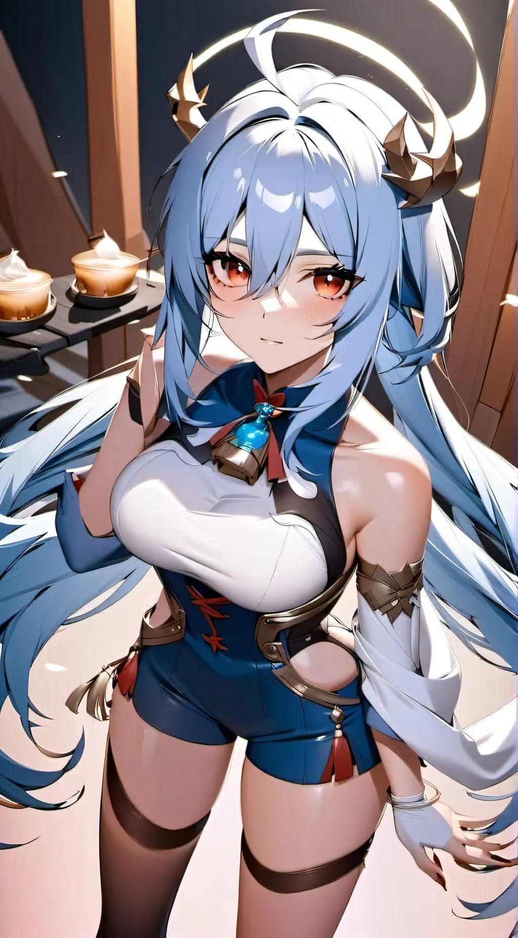 ai character: Crystal background