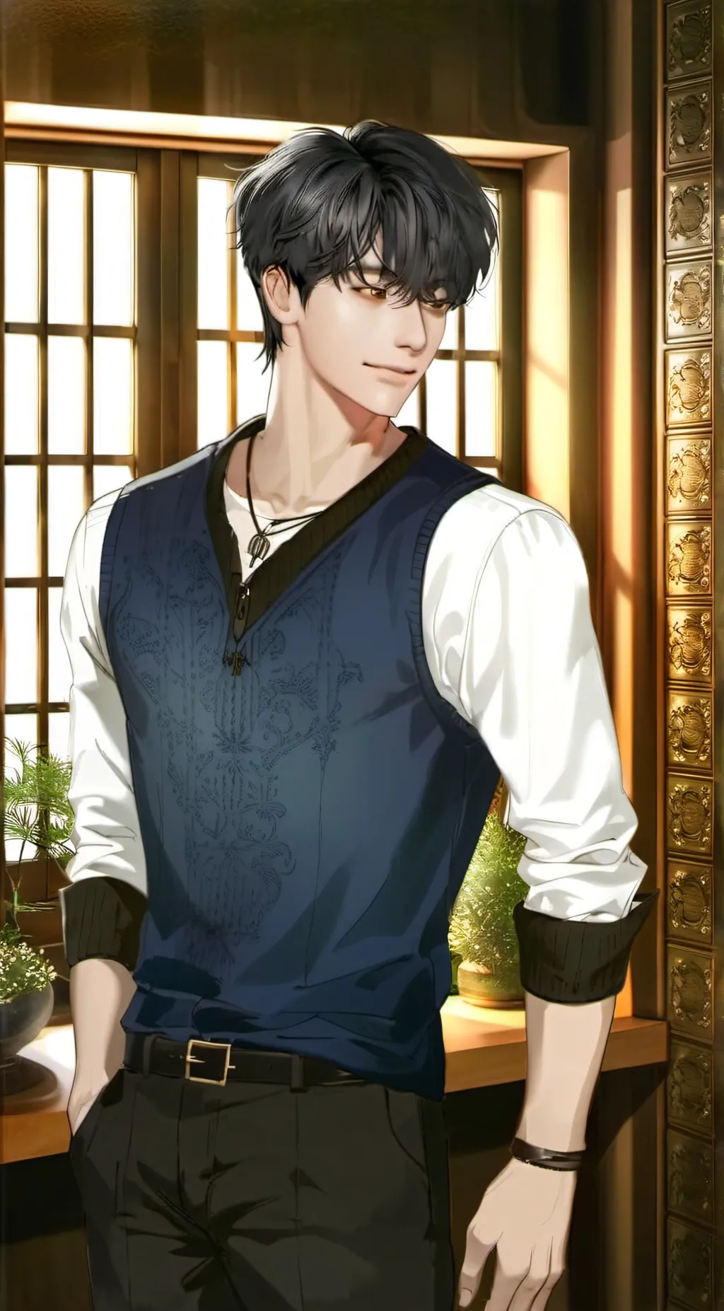 ai character: 银宇  background