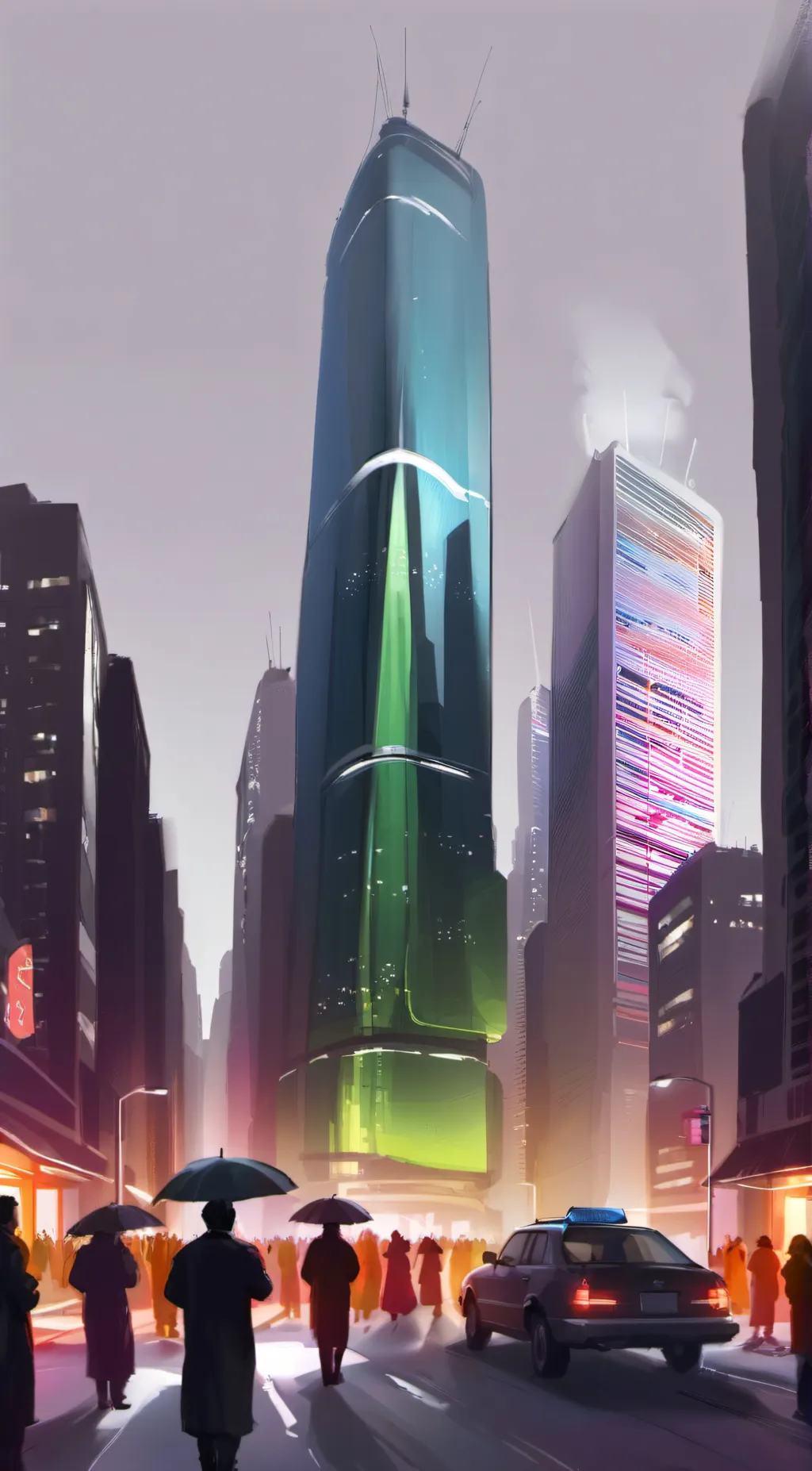 ai character: future city rp background