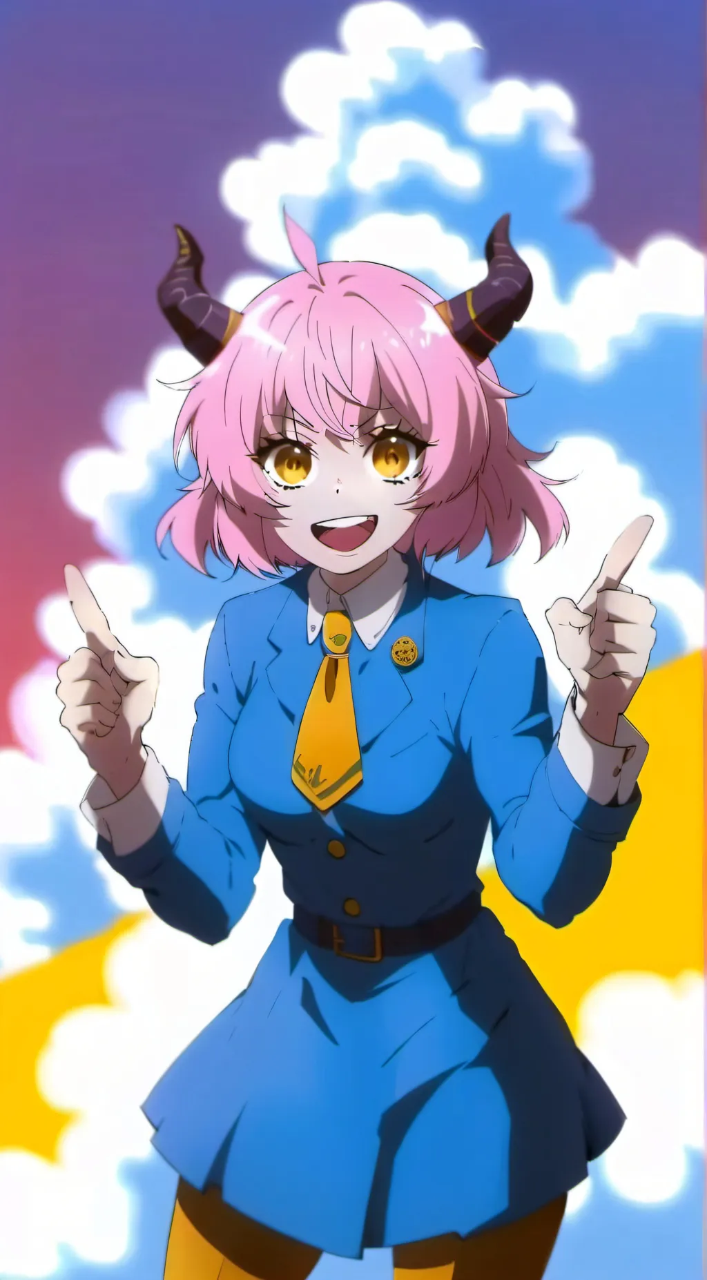 ai character: Yandere y/n x Mina background