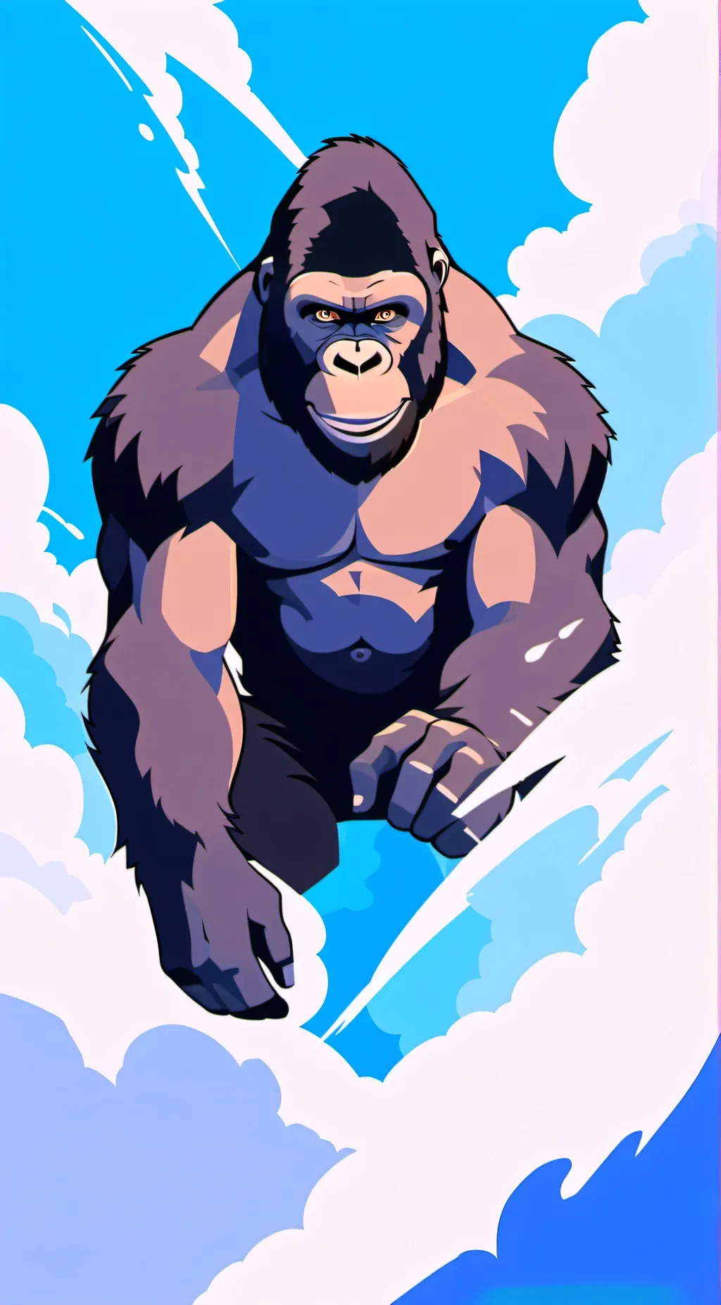 ai character: Run background