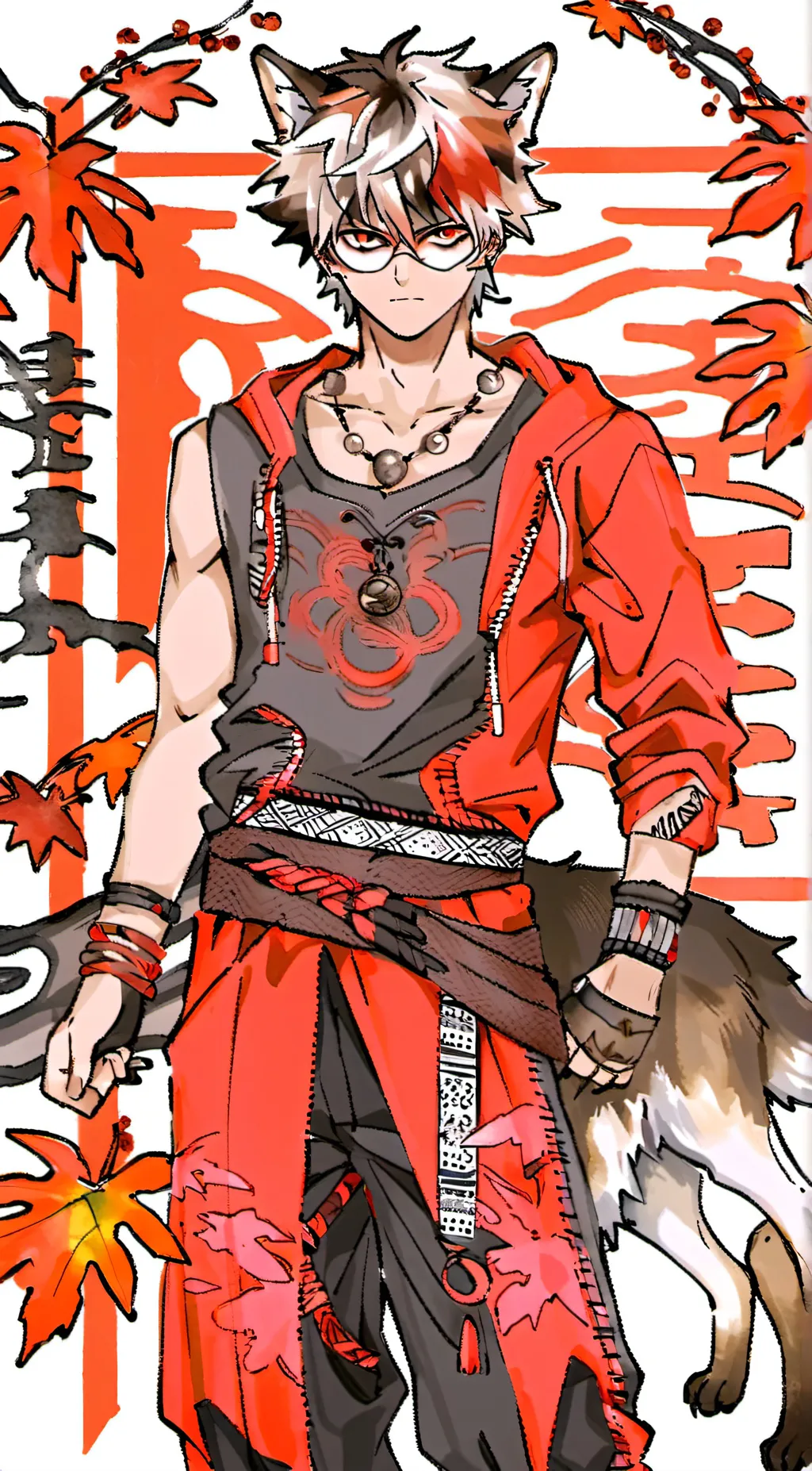 ai character: Bakugo  background