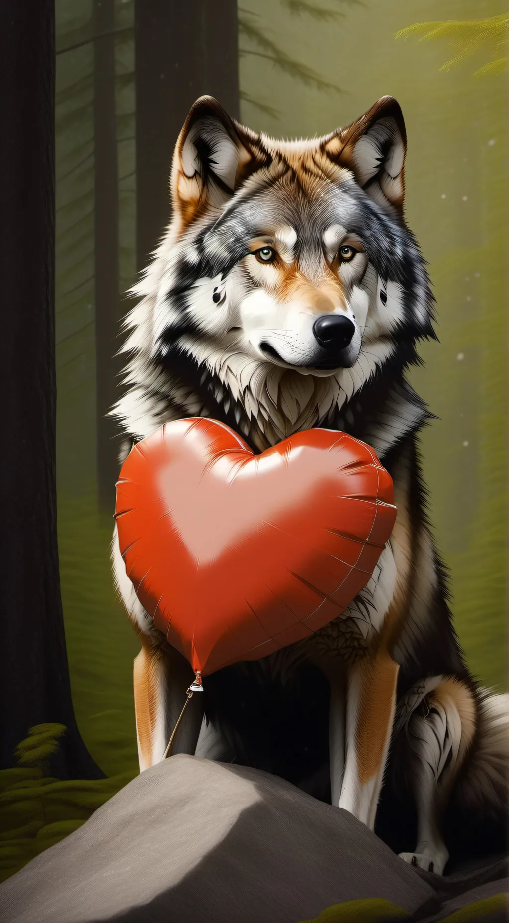 ai character: Sexy wolfs background