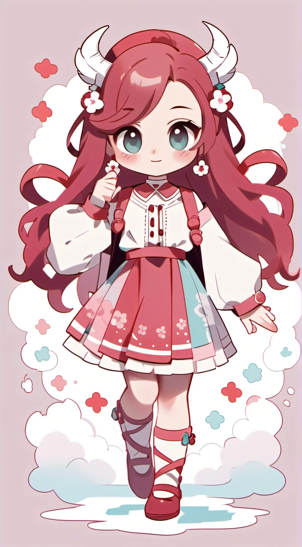 ai character: HH birthday!!!  background