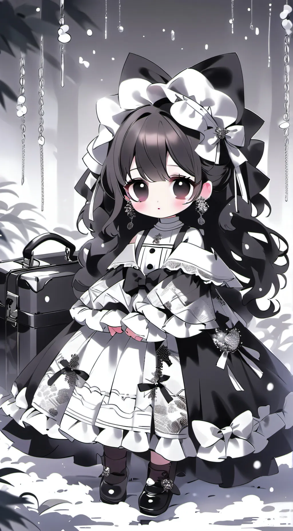 ai character: Wednesday background