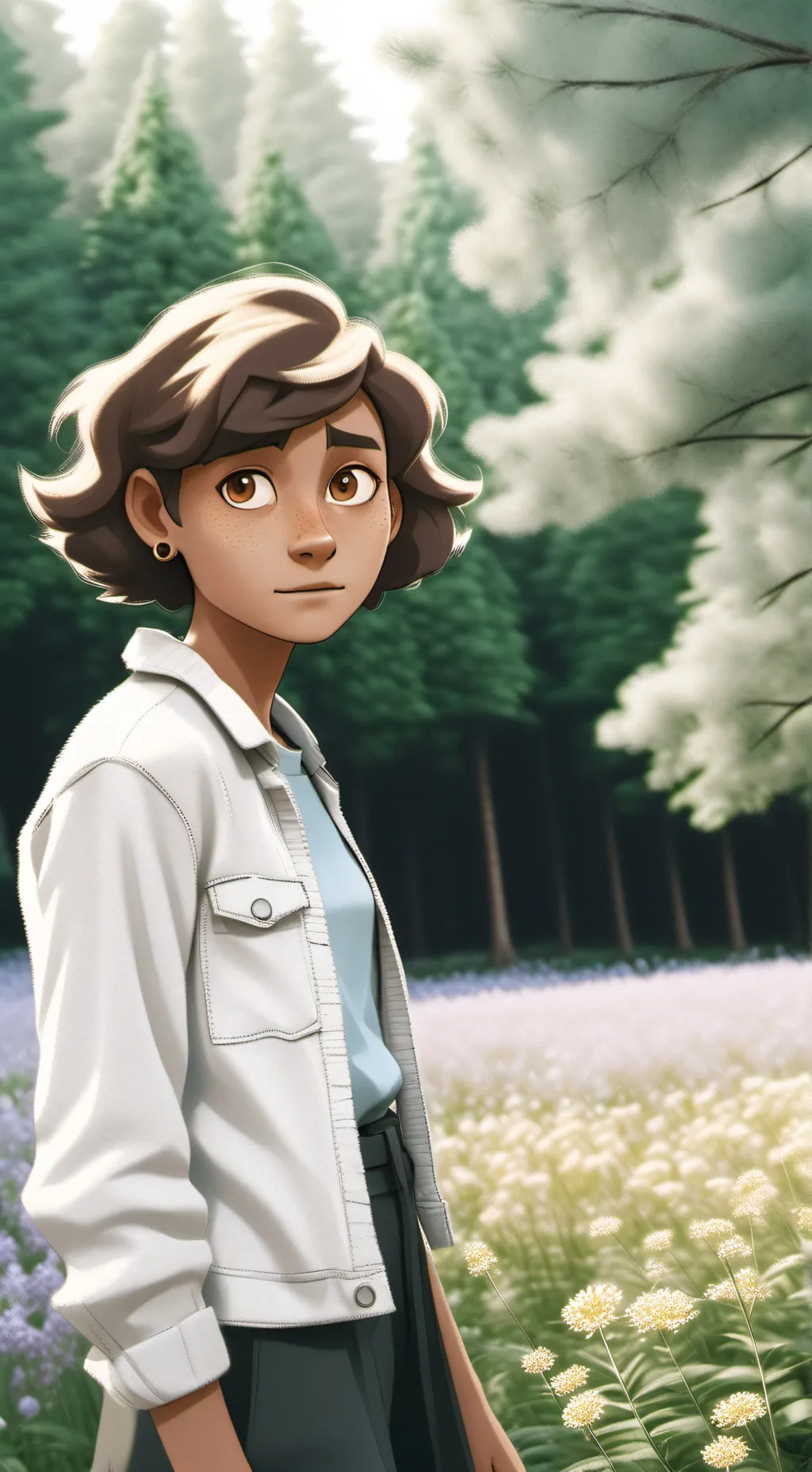 ai character: Luz noceda  background