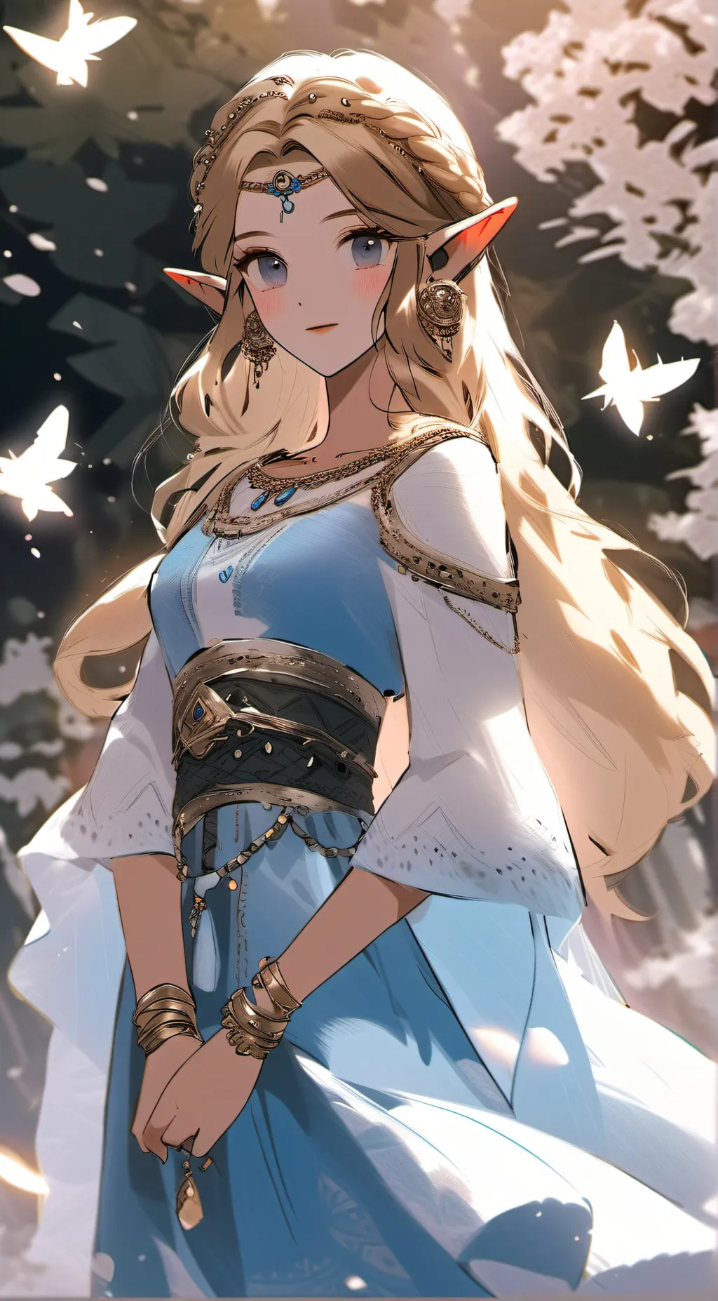 ai character: Princess Zelda background