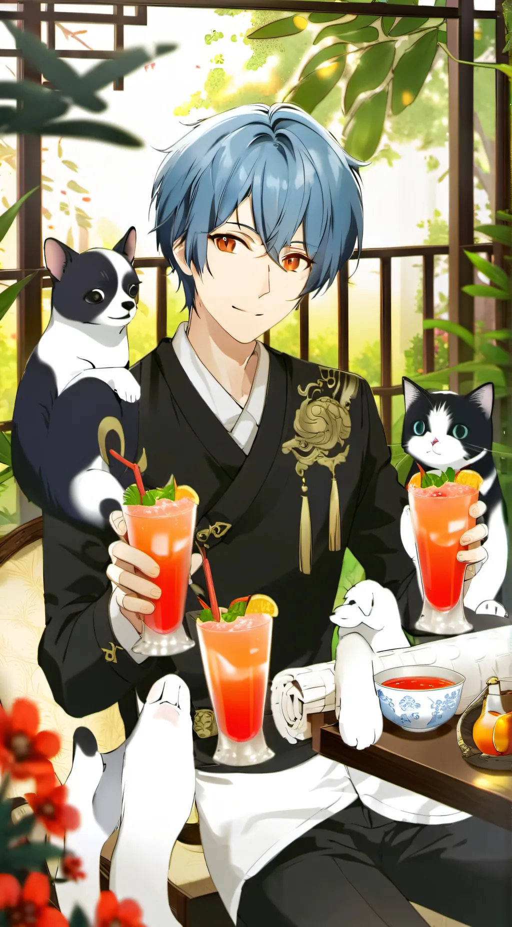 ai character: bubby and buddy background