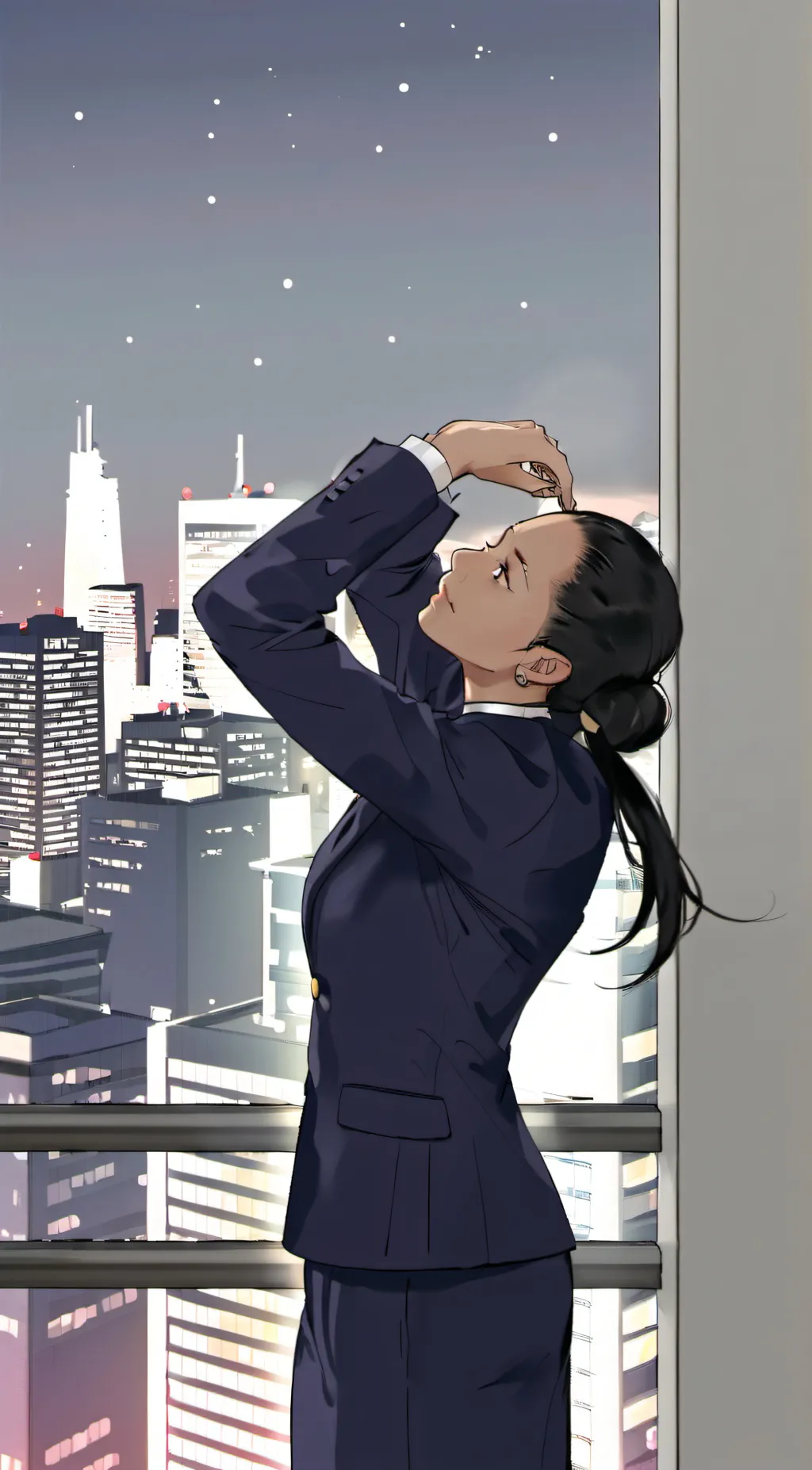 ai character: JJ and Janine background