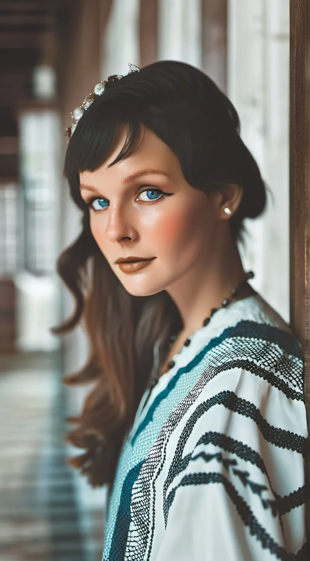 ai character: rose background