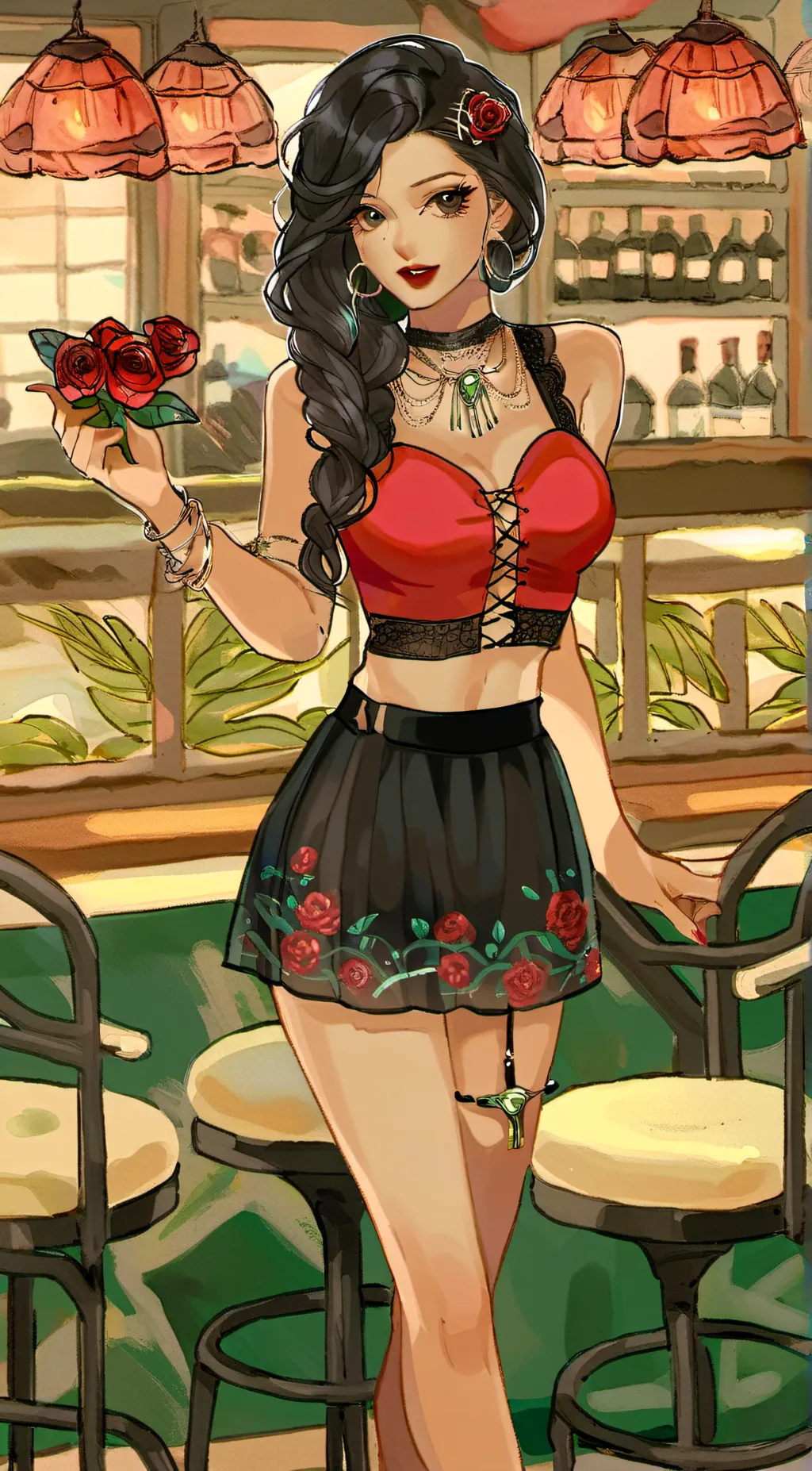 ai character: rosemary  background