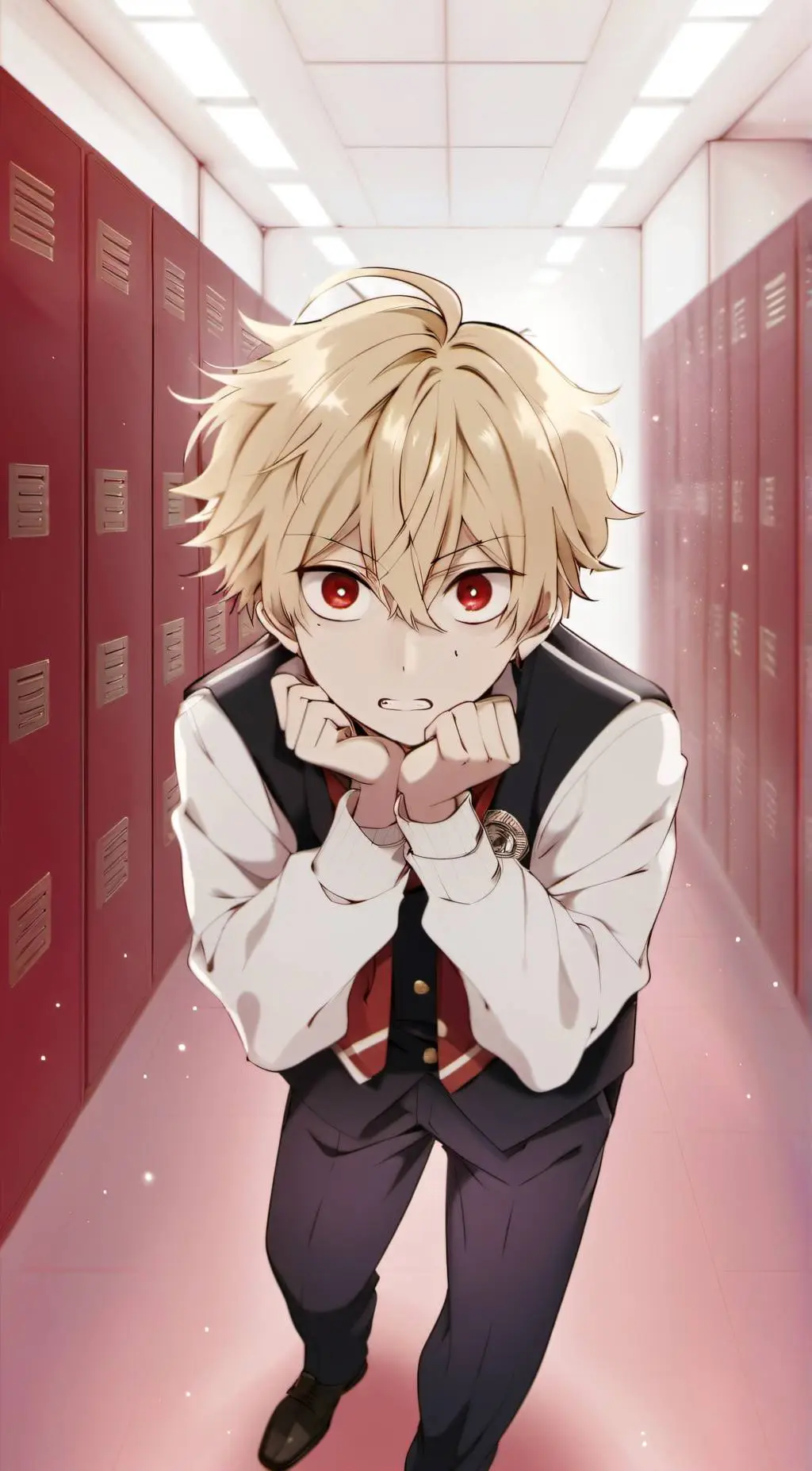 ai character: Katsuki Bakugo background