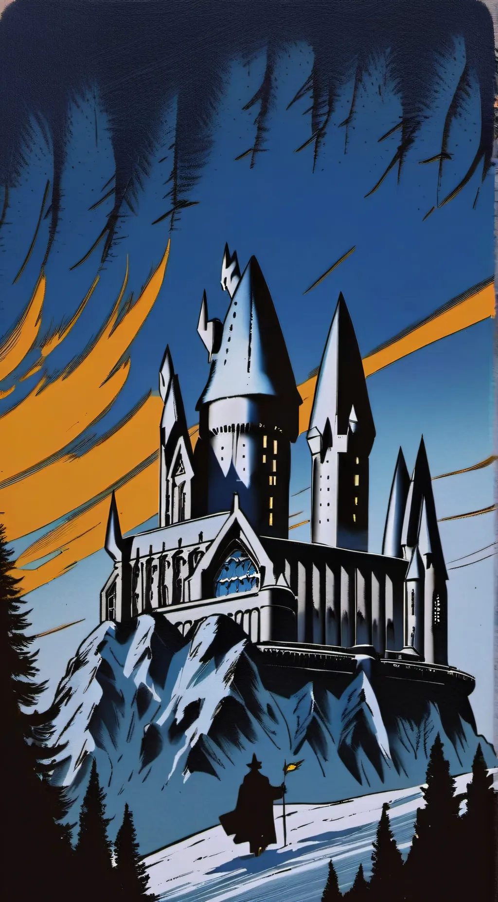 ai character: Hogwarts  background
