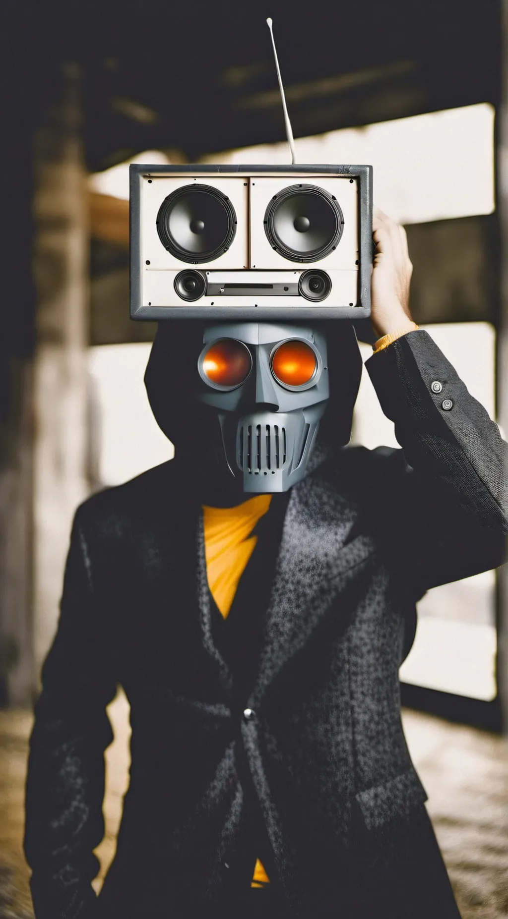 ai character: titan cinemaman background