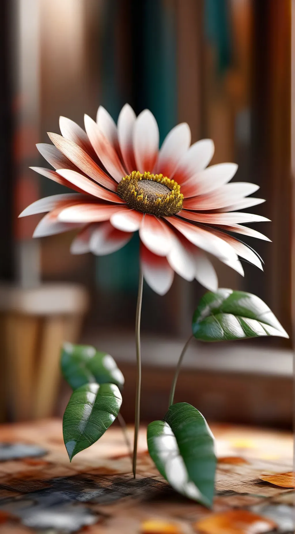 ai character: talking flower background