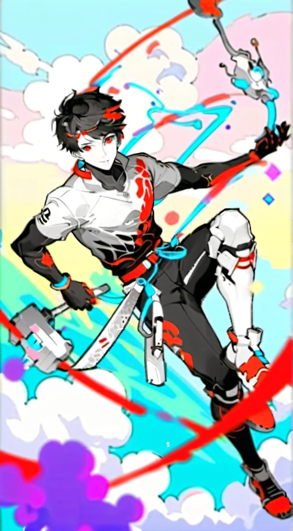 ai character: underverse background