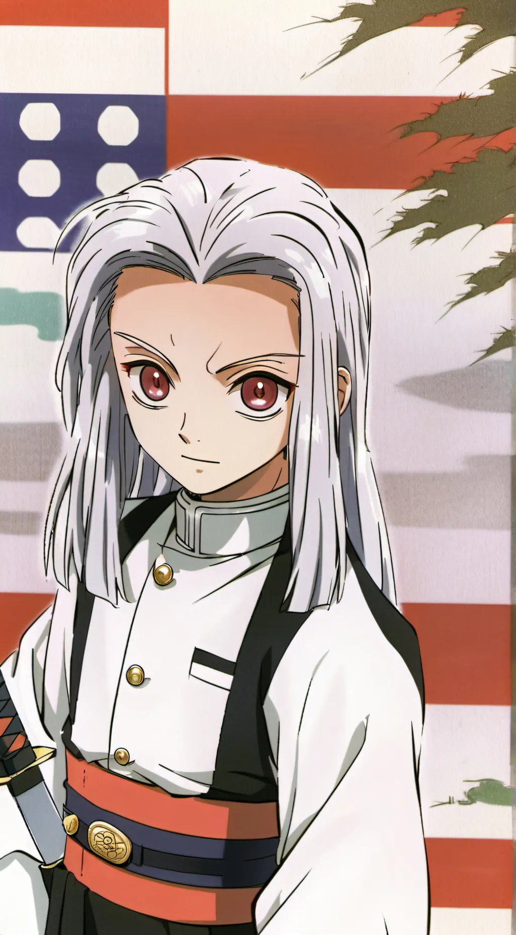 ai character: Mitsuri  background