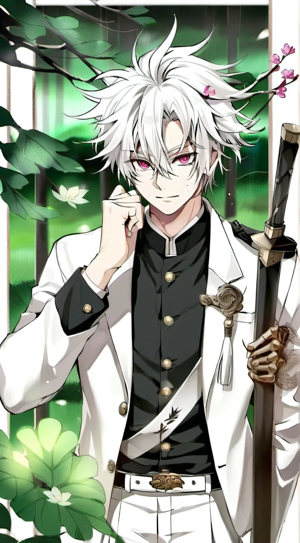 ai character: Sanemi or hashiras background