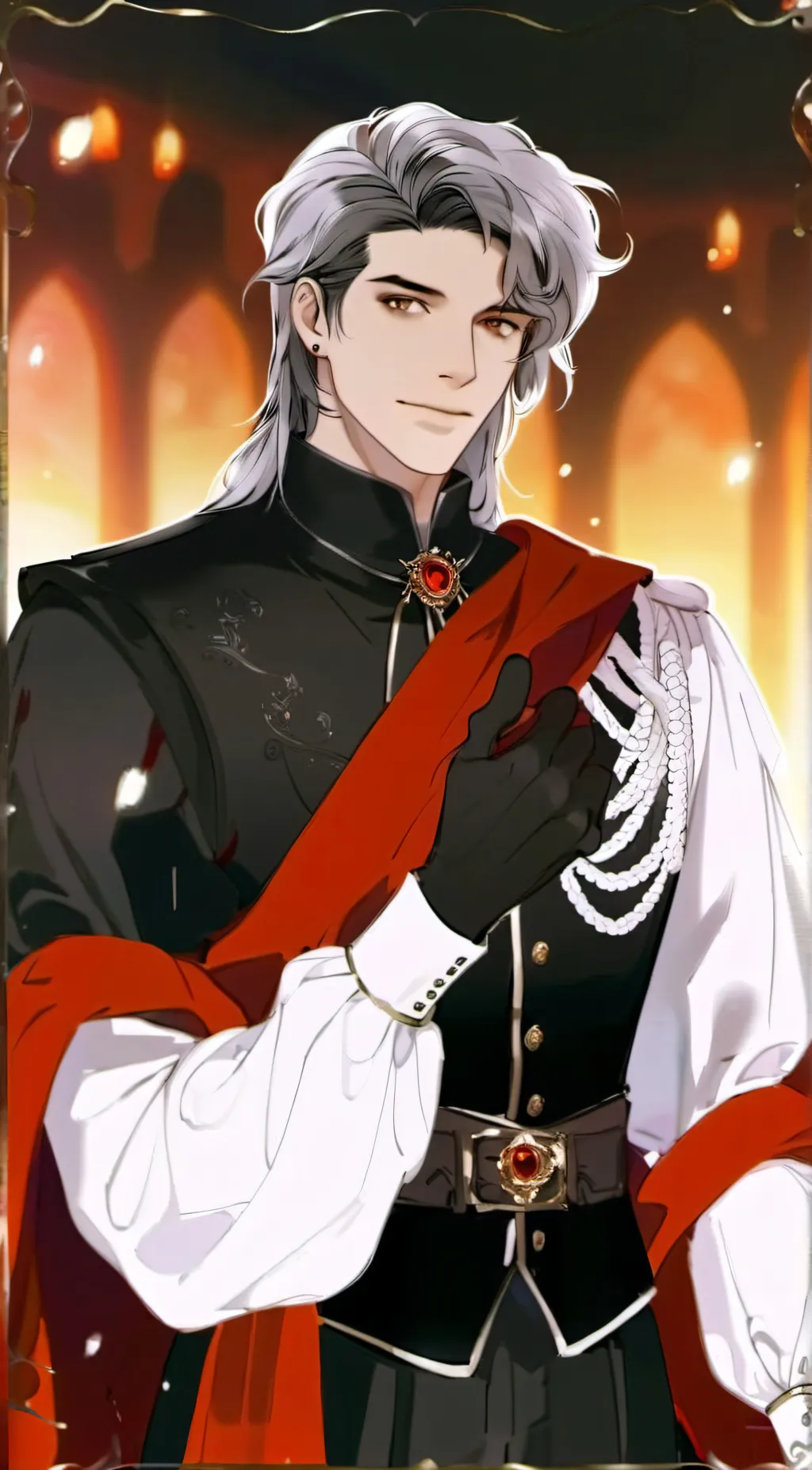 ai character: Knight  background