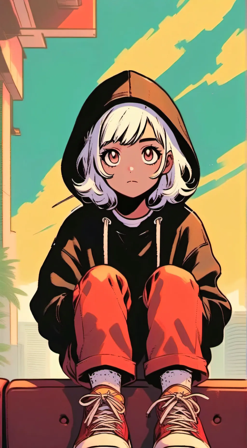 ai character: {Azure} background