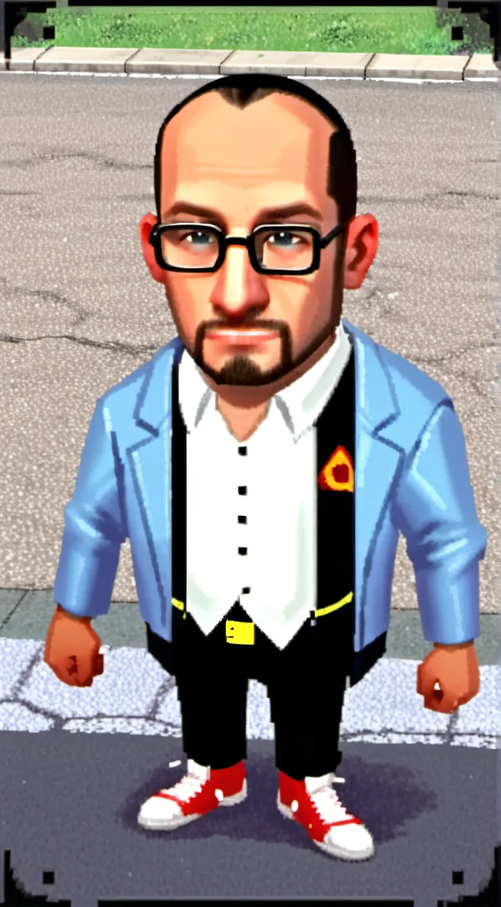 ai character: mr.dad joke background