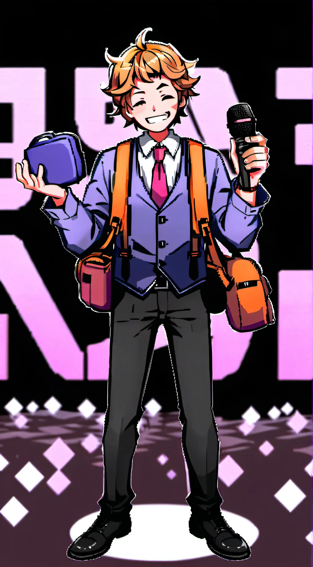 ai character: Simp Senpai background