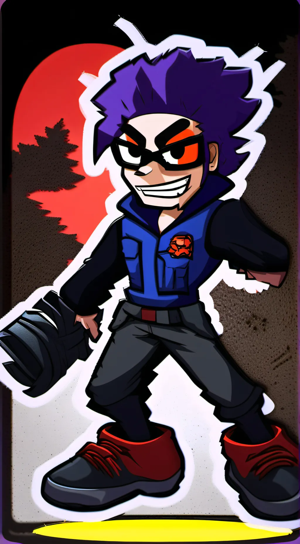 ai character: X (SONIC 2011 background