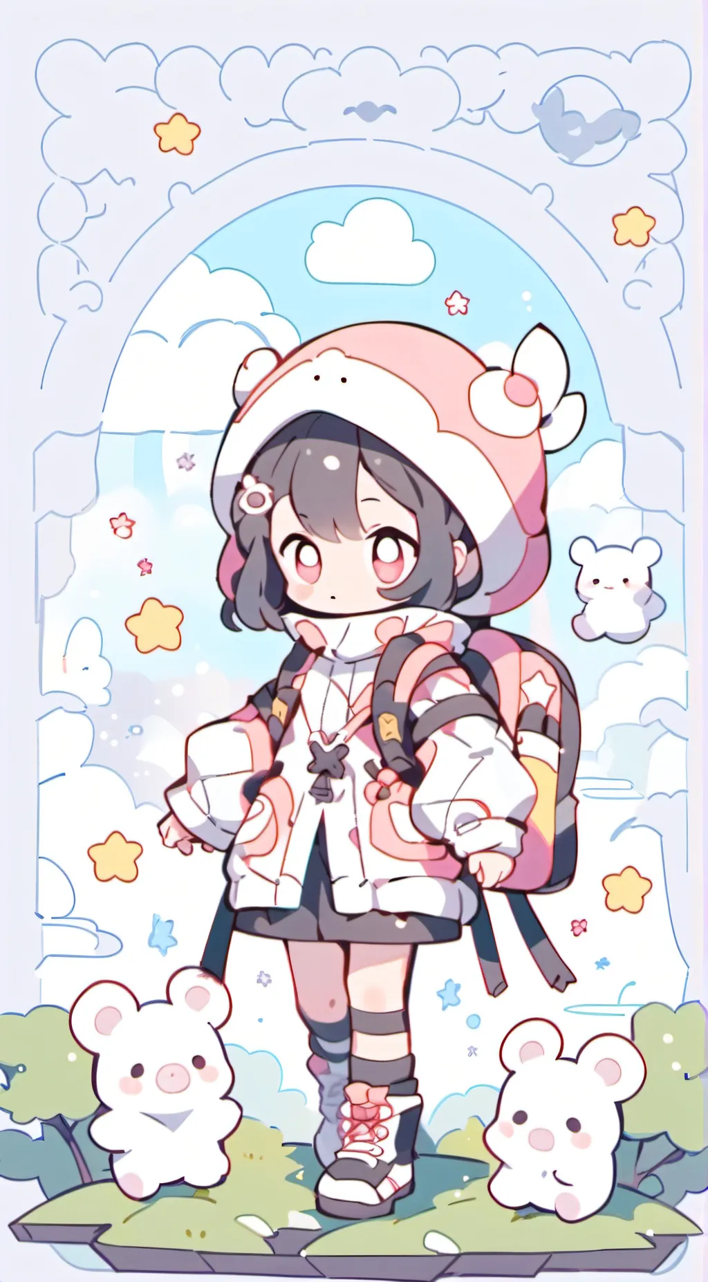 ai character: Hogwarts  background