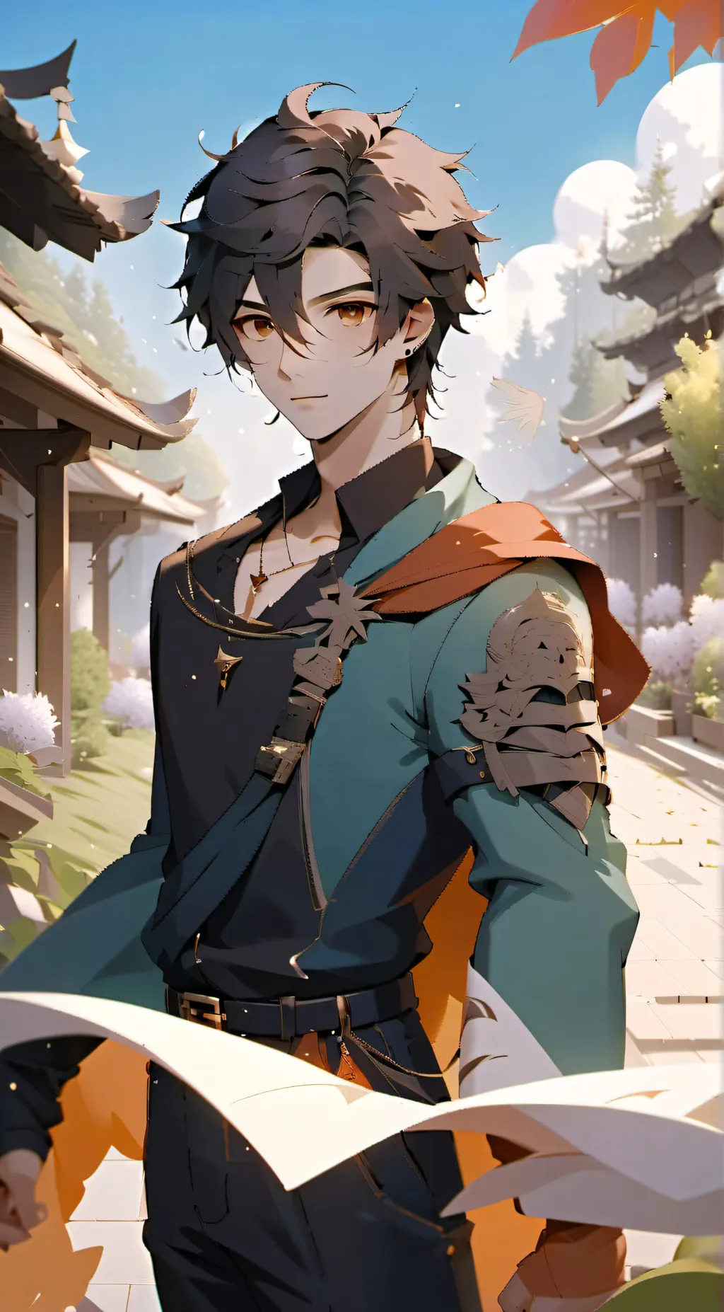 ai character: Leo background