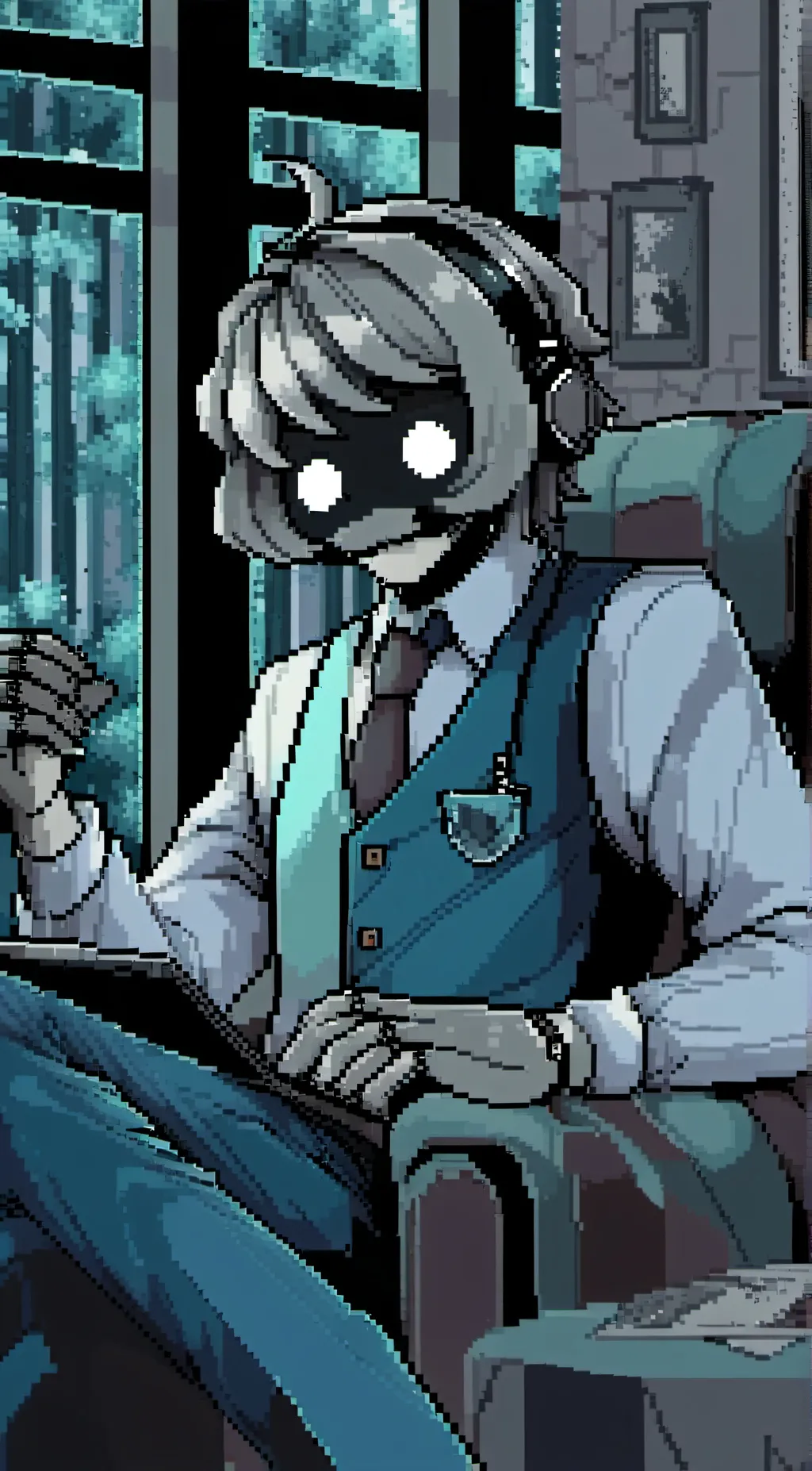 ai character: baby N background