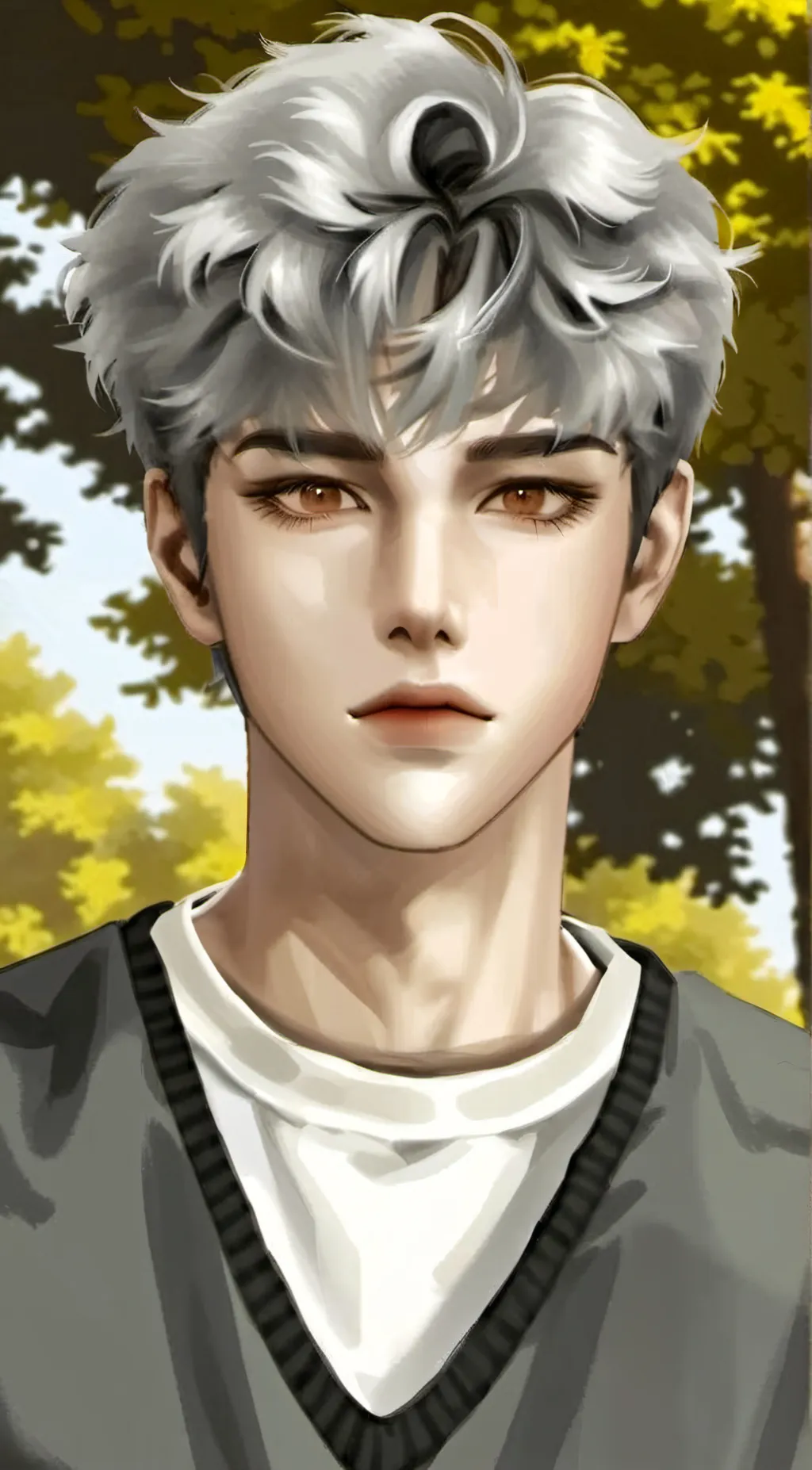 ai character: Maks background