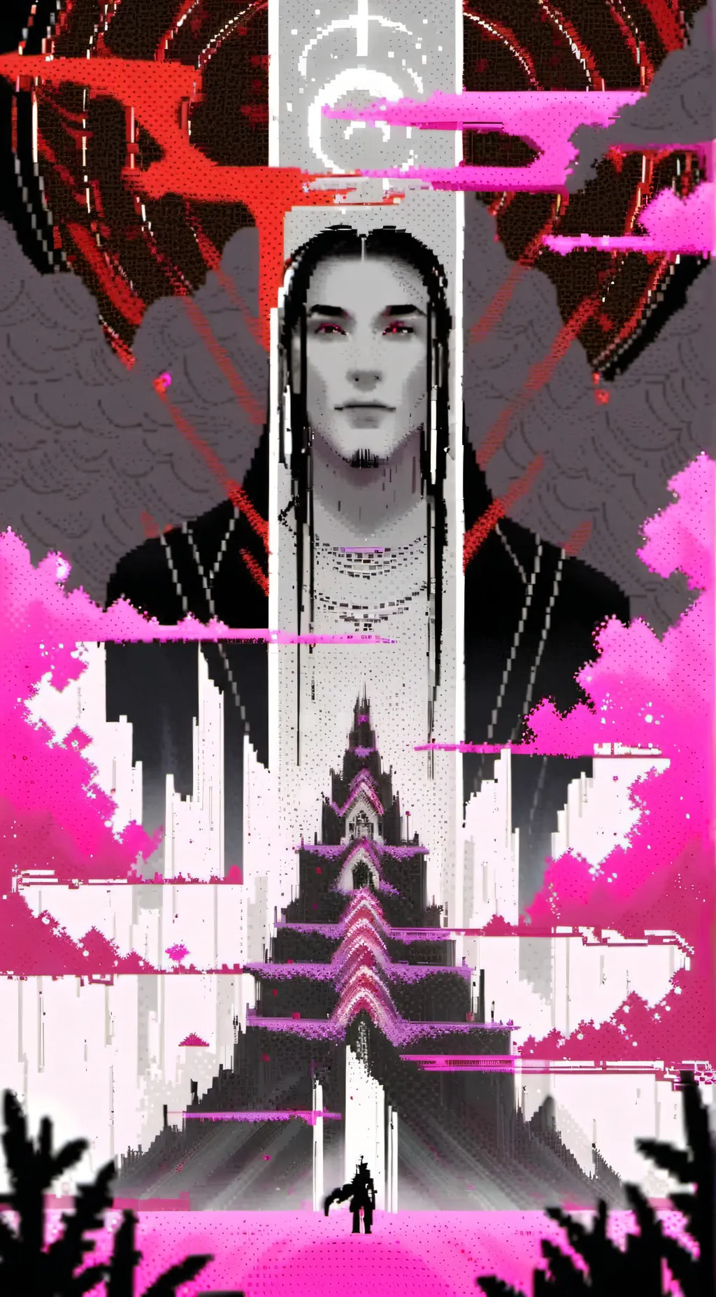 ai character: Game Over.  background