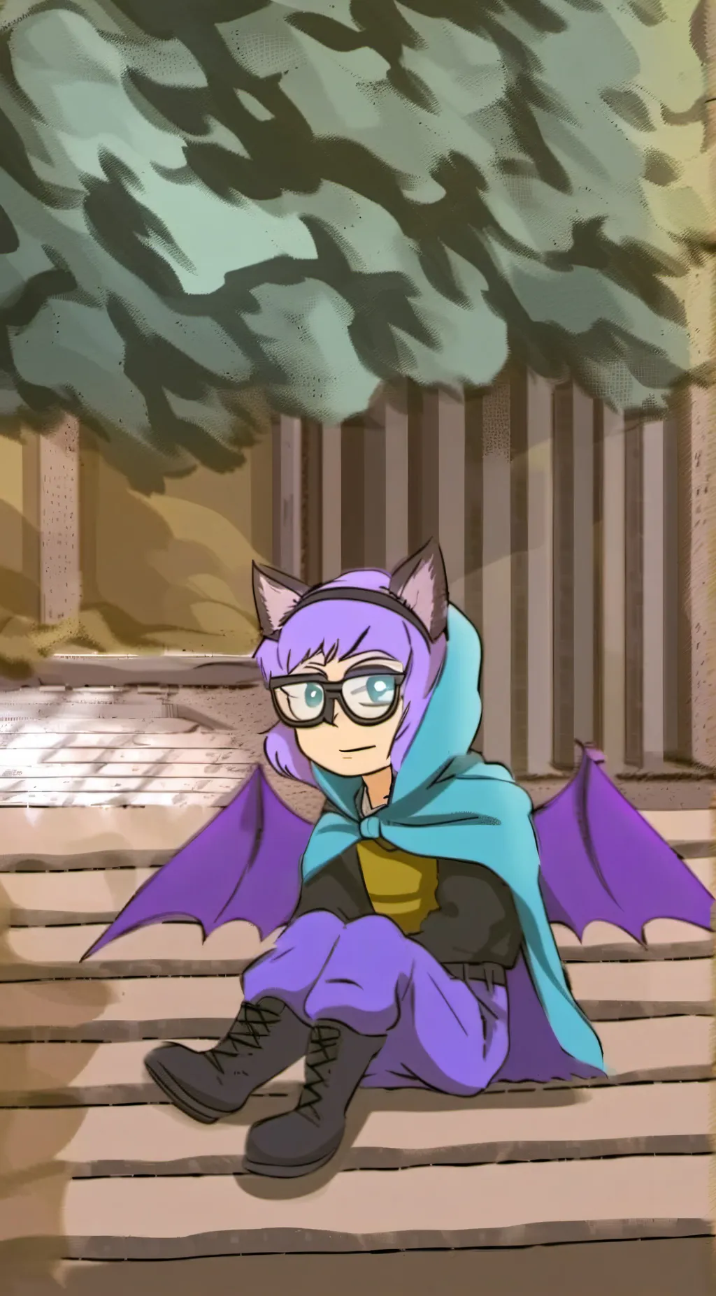 ai character: Night Queen  background