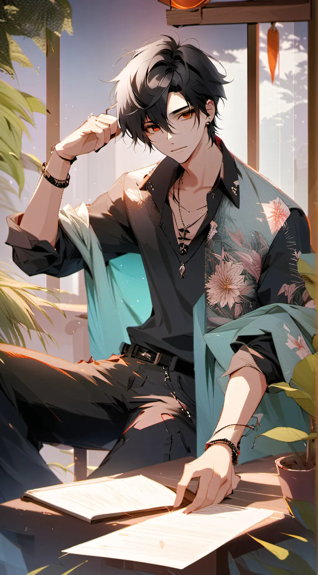 ai character: Charlie background