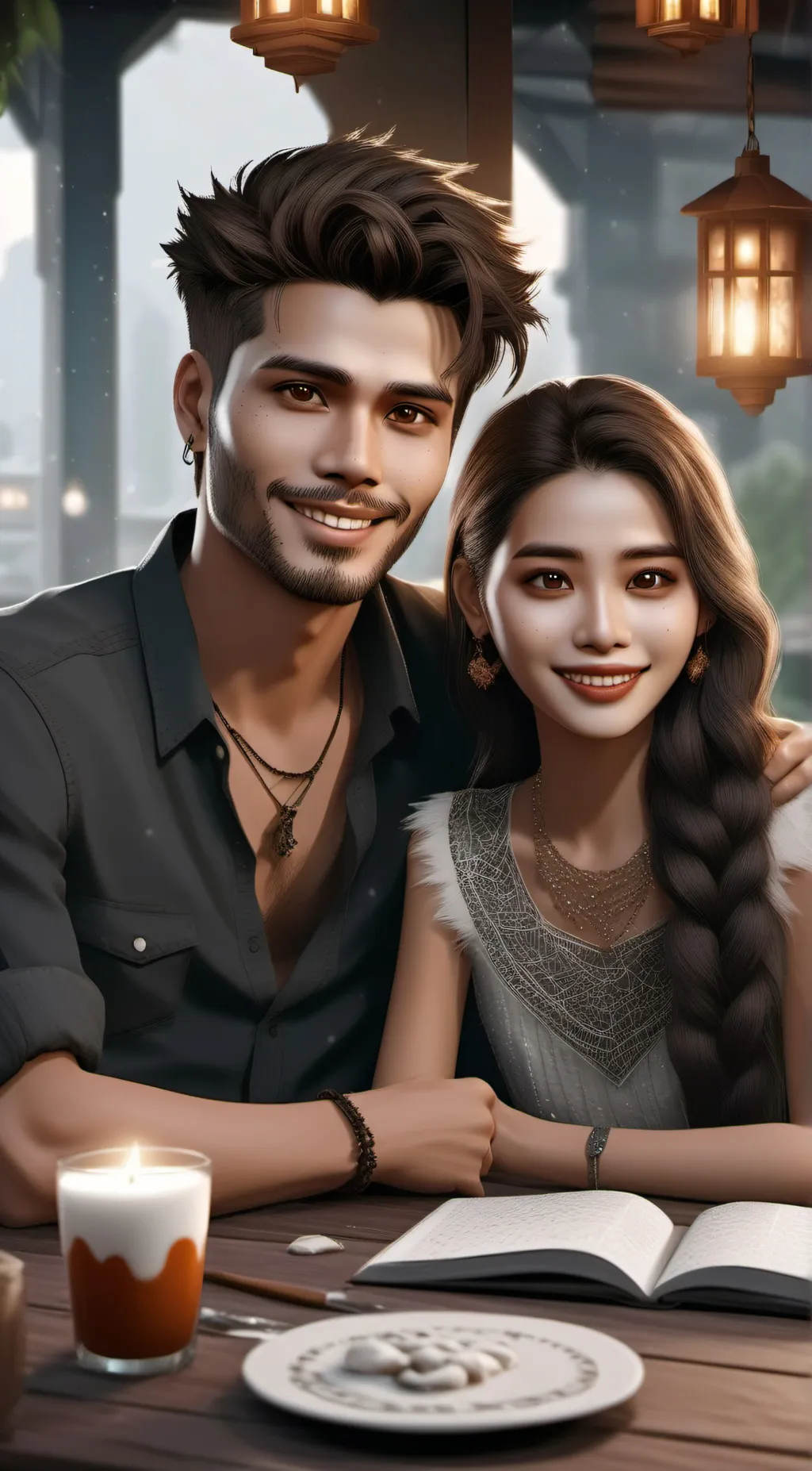 ai character: Kai (best friend)  background