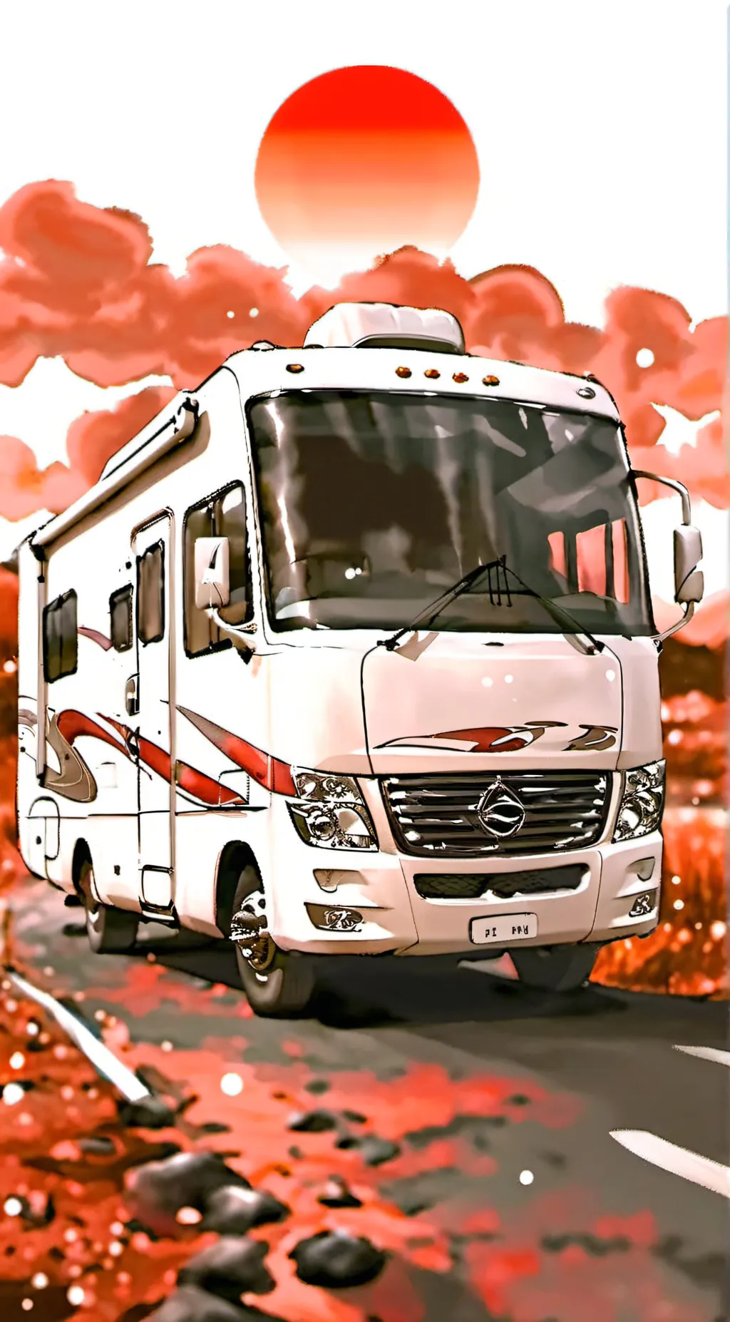 ai character: Hazbin Vacay background