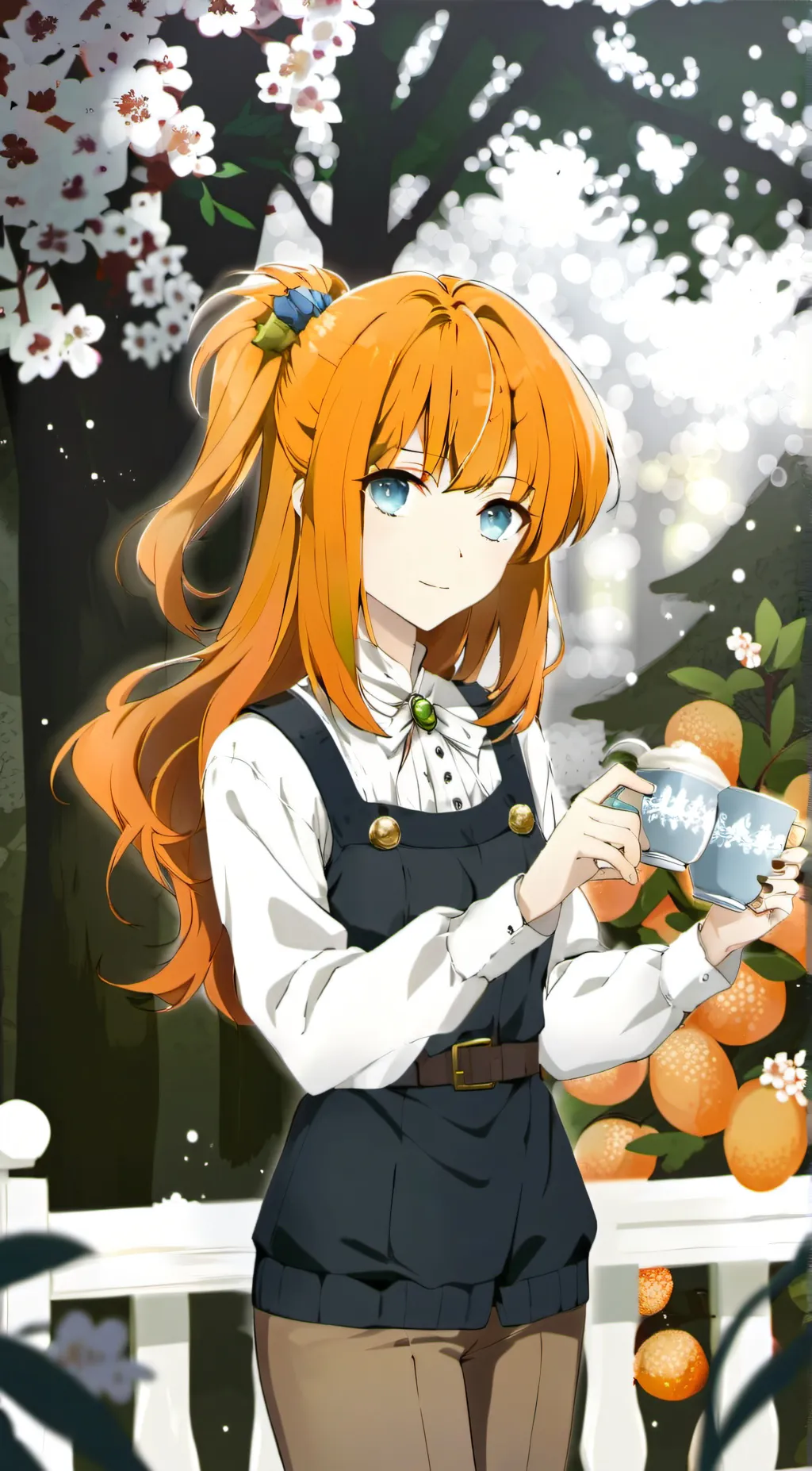 ai character: Evaka Flowa background