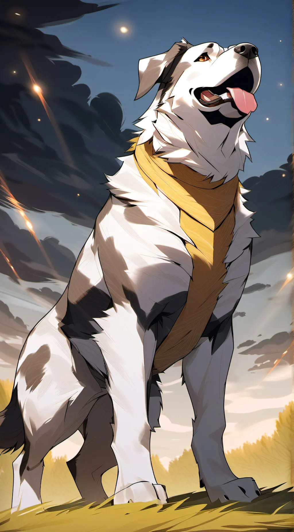 ai character: Lucky background