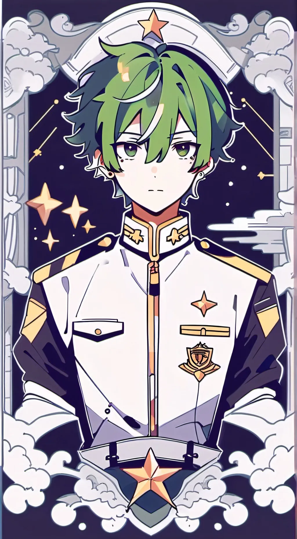 ai character: Mha x Demon slayer background