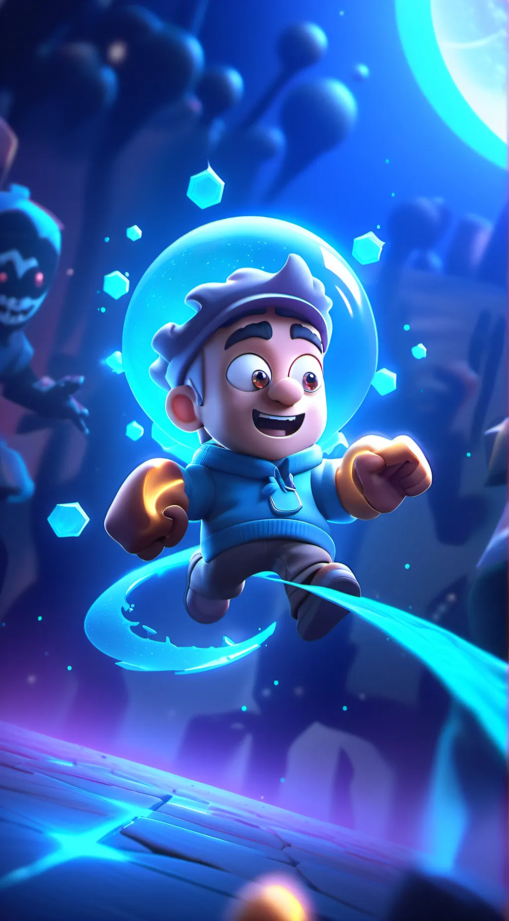 ai character: Dee (metal familyl background